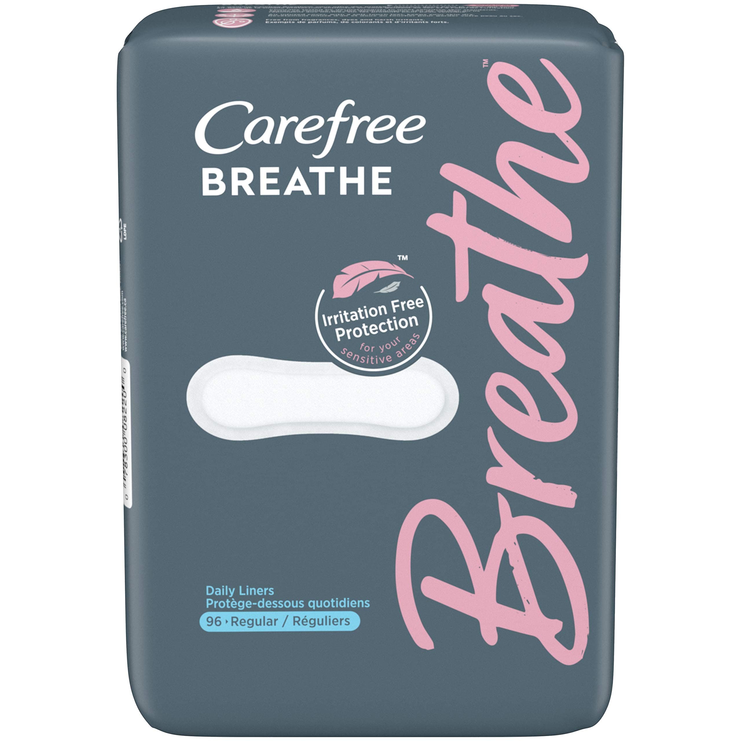 Breathe Panty Liners, Individually Wrapped, 96 Count