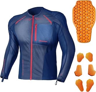 DUHAN Motorcycle Shirt Mesh Motorcycle Jacket Men with CE Level 2 Armor motorcycle protective gear for All Seasons