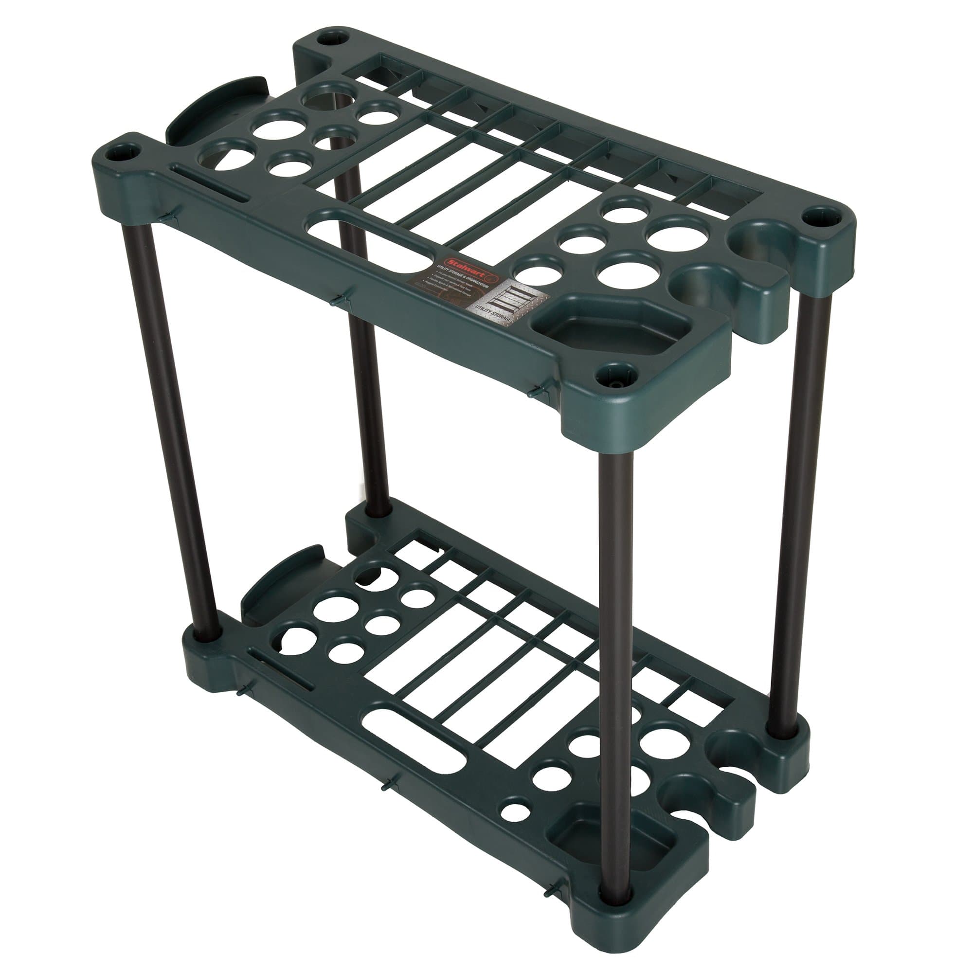 Stalwart Compact Garden Fits Over 30 Tools Storage Rack