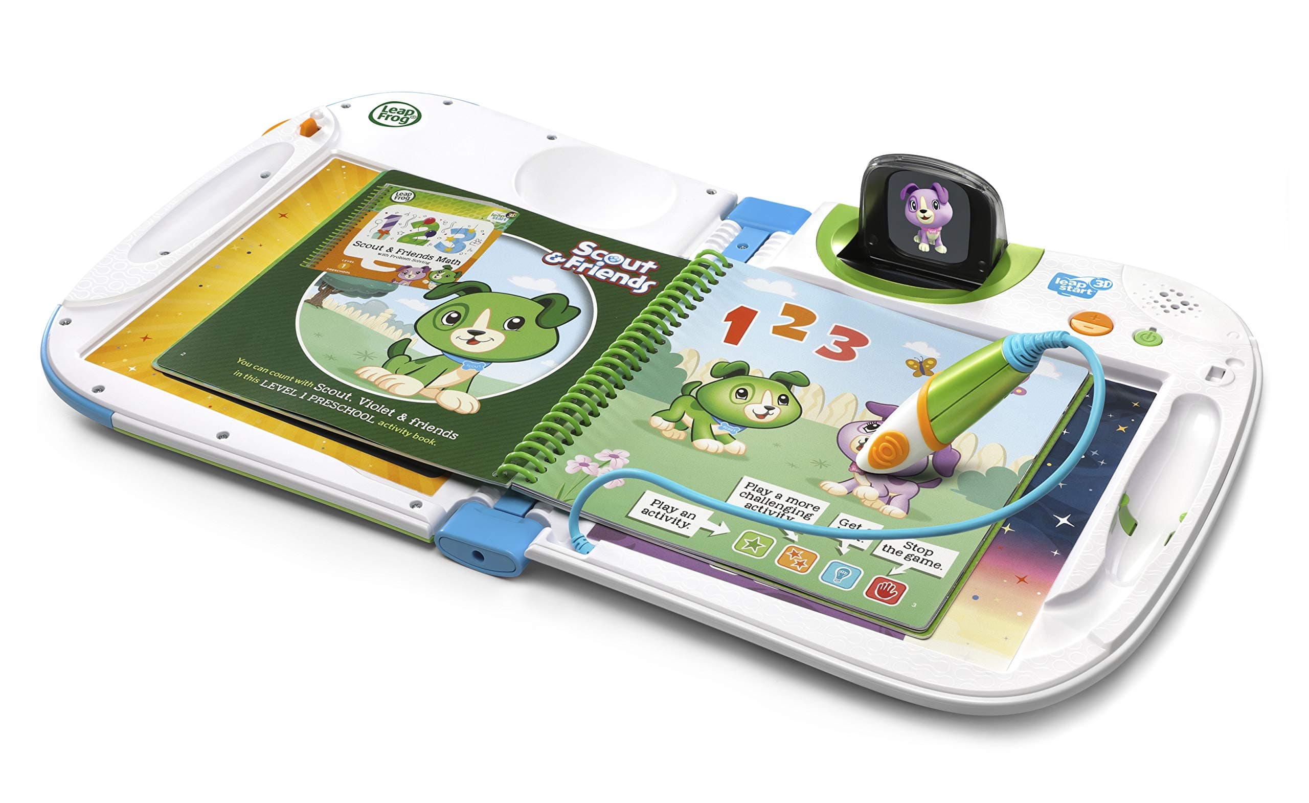 LeapStart 3D Interactive Learning System, Educational Toy for Preschoolers, 3D Learning Adventures, Teaches Math, Reading, and More, Ideal for Kids Aged 2–7 Years