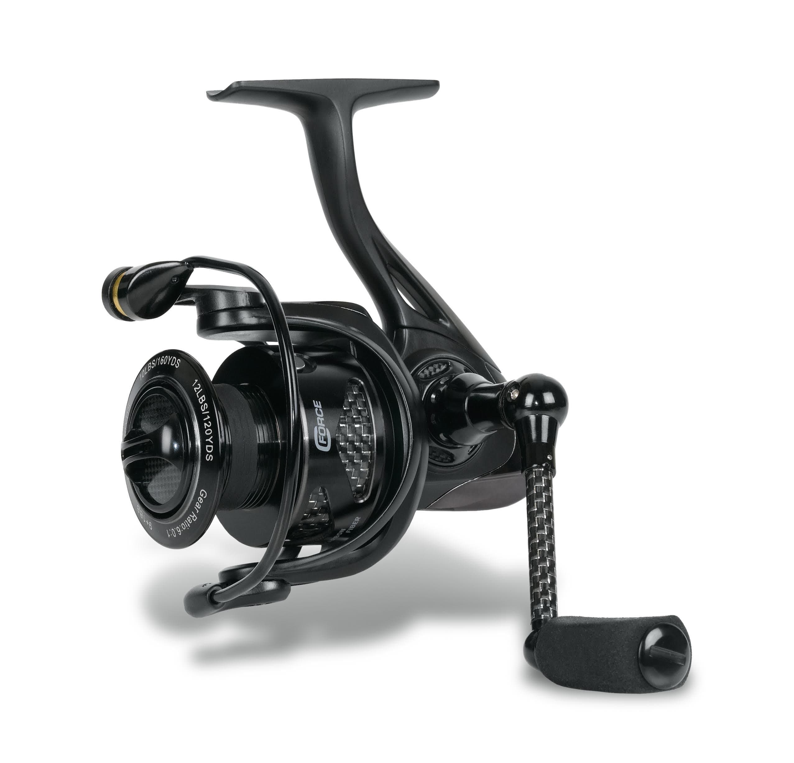 Ardent CForce Size 1000 Spinning Reel, Left/Right, Black
