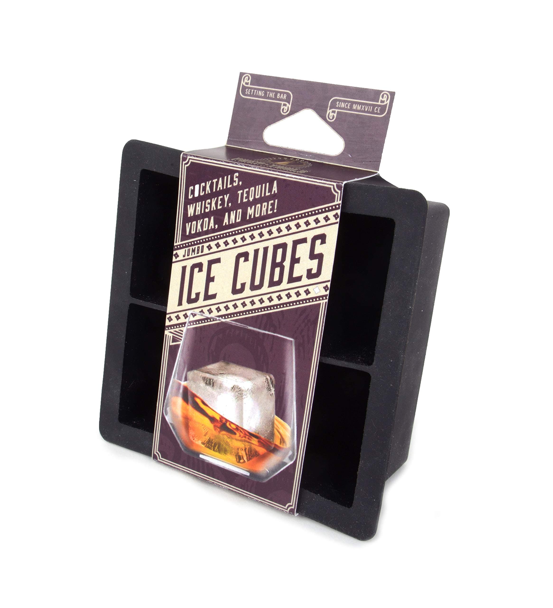 Prepara Jumbo ice Cubes, 2 inch, black