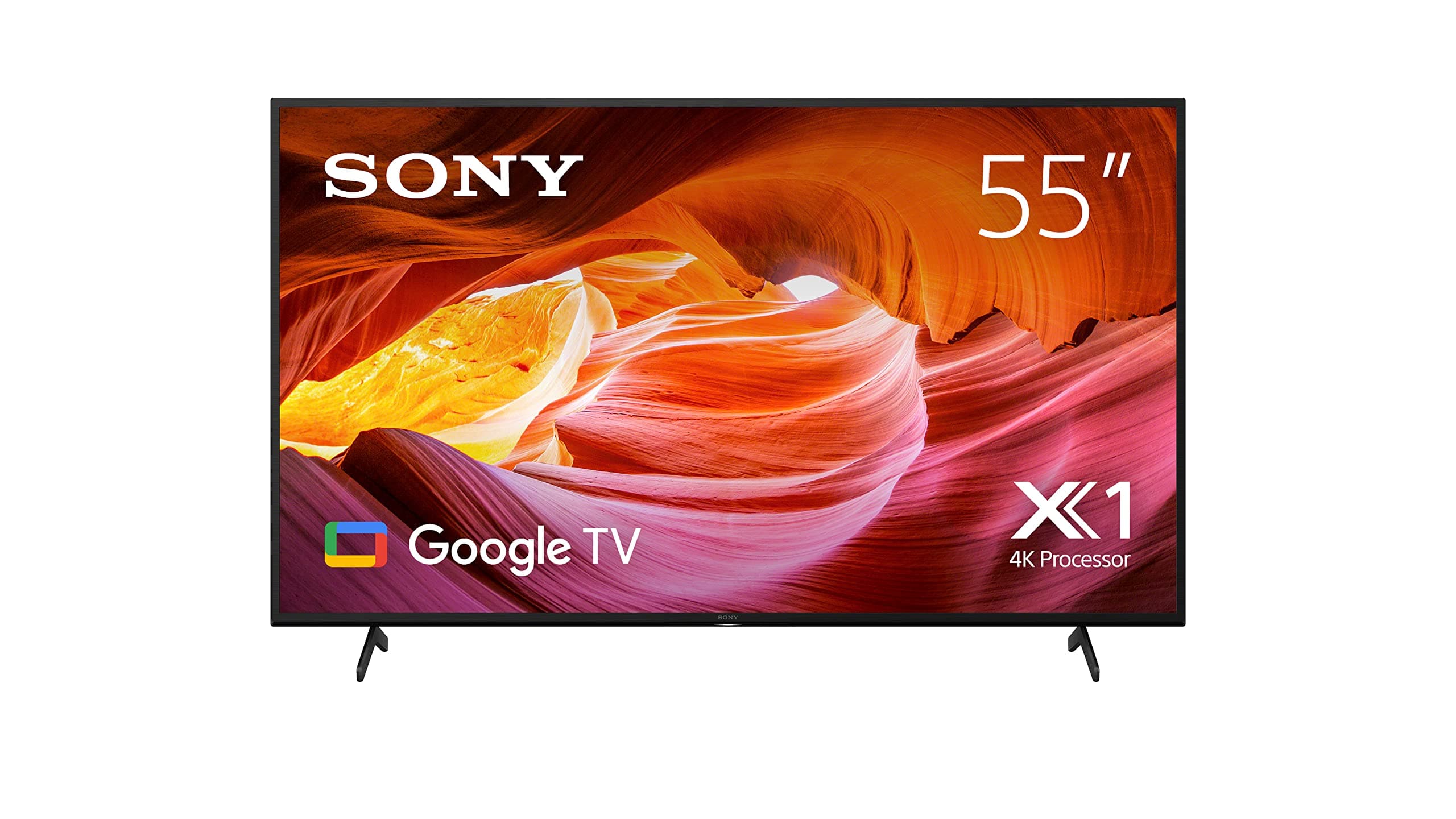 Sony BRAVIA 55 Inch TV 4K UHD High Dynamic Range Smart Google TV - KD-55X75K (2022 Model) - UAE Version (Renewed)