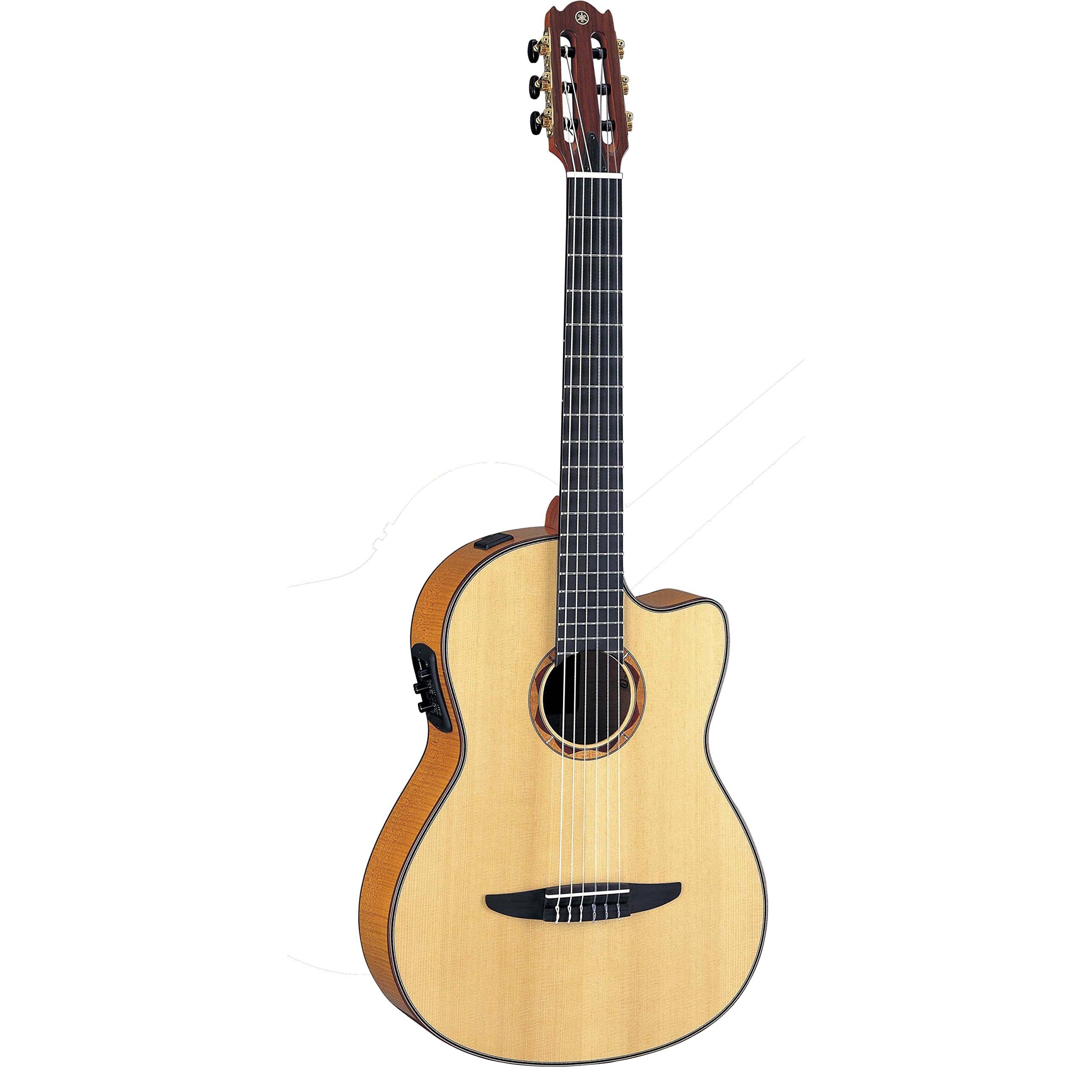 Yamaha NCX2000FM Acoustic-Electric Classical Guitar, Solid Flamed Maple