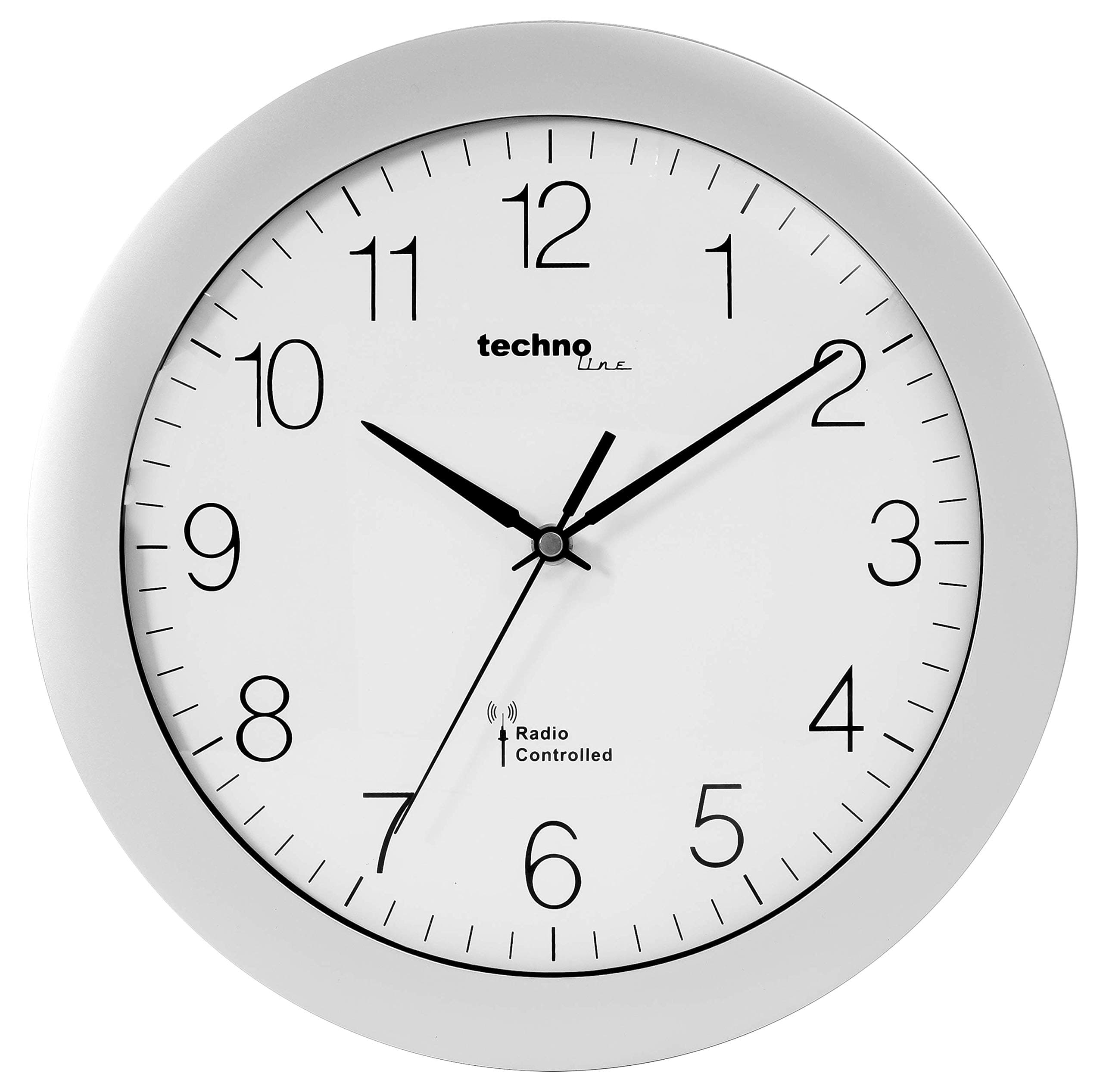WT-8000-TITAN Clock - Silver