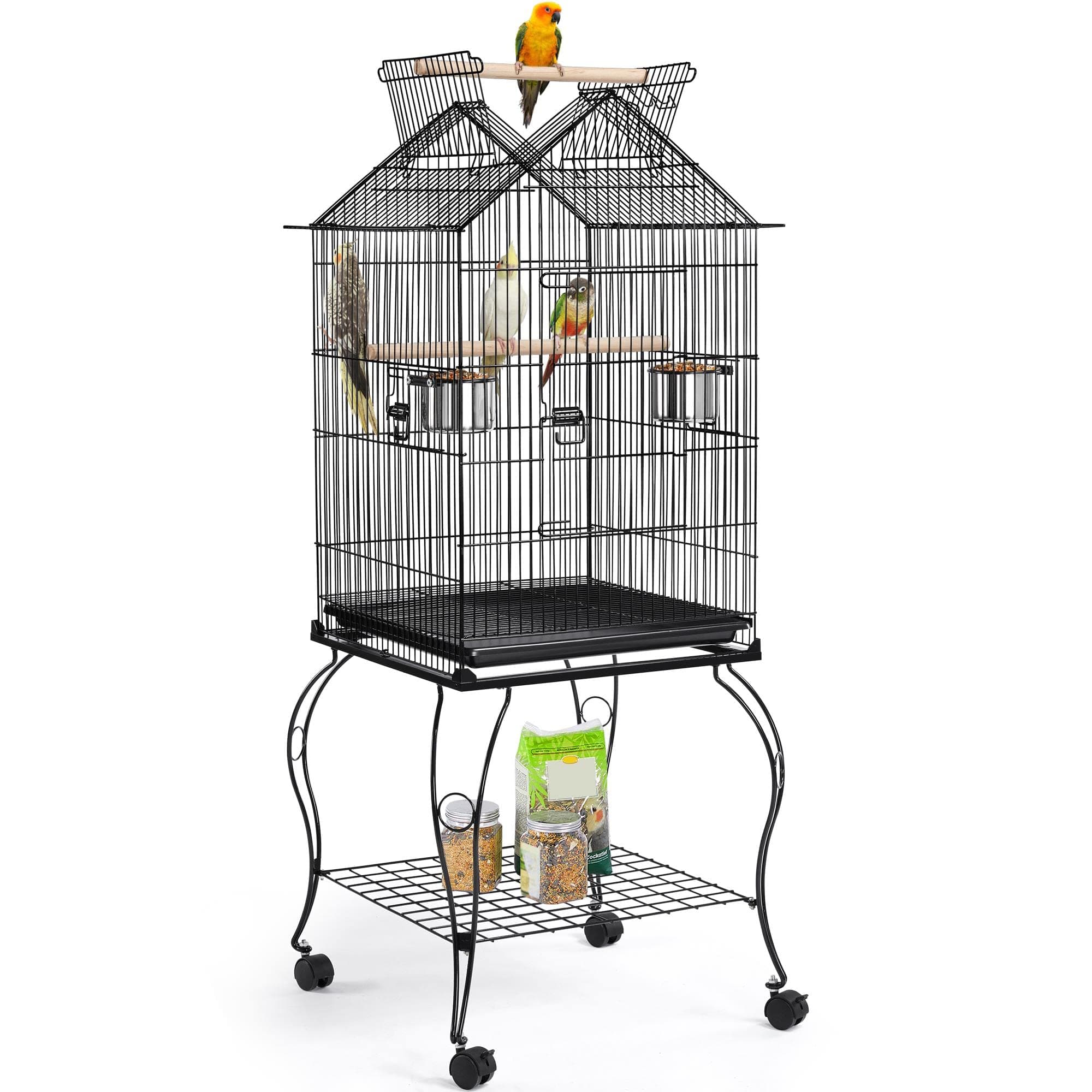 57''H Metal Parrot Cage