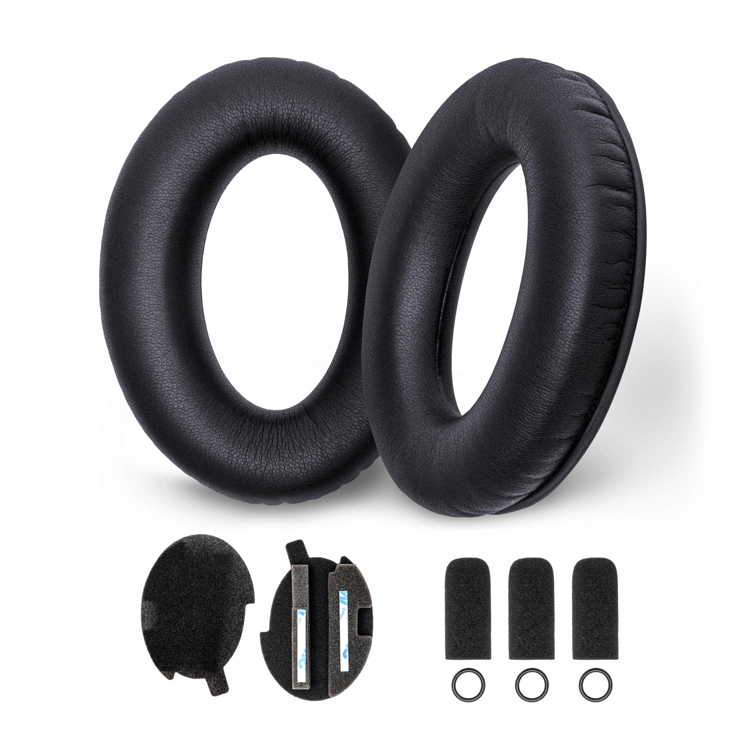 Replacement Ear Pads Cushion- Compatible with Bose A20 Aviation Headset Includes Inner Ear Cup Foam Filter Inserts,3 Mic Cover Muff,Comfort Protein Leather,Memory Noise Isolation Foam