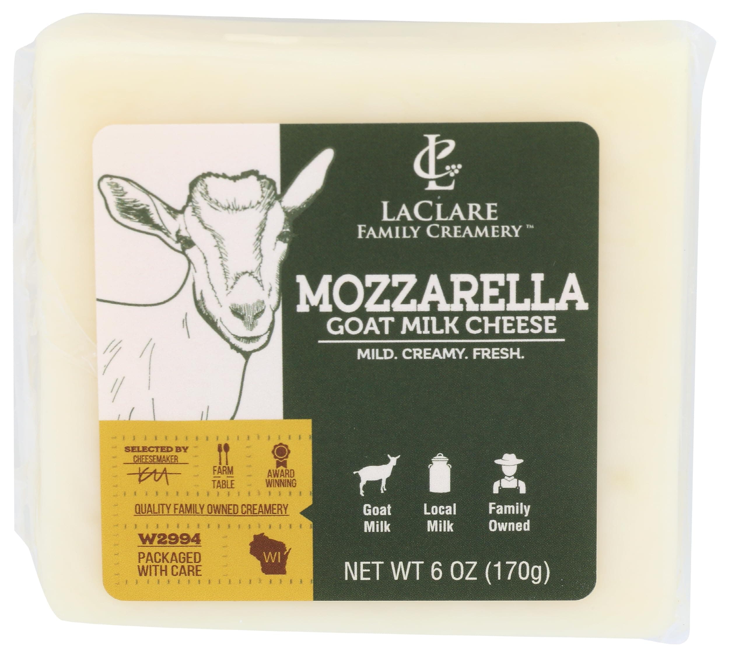 LACLARE FARM Goat Mozzarella, 6 OZ