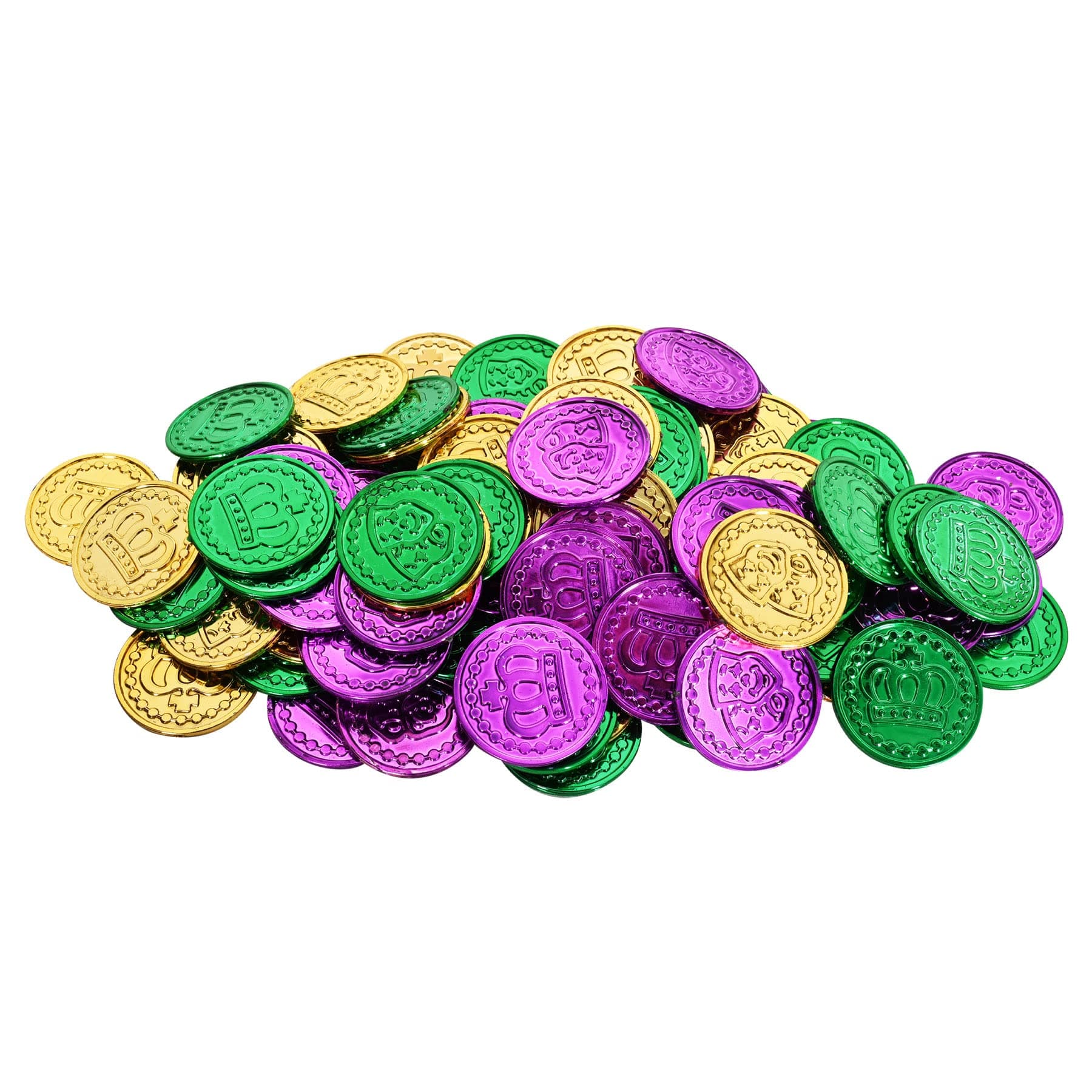 Beistle Mardi Gras Plastic Coins