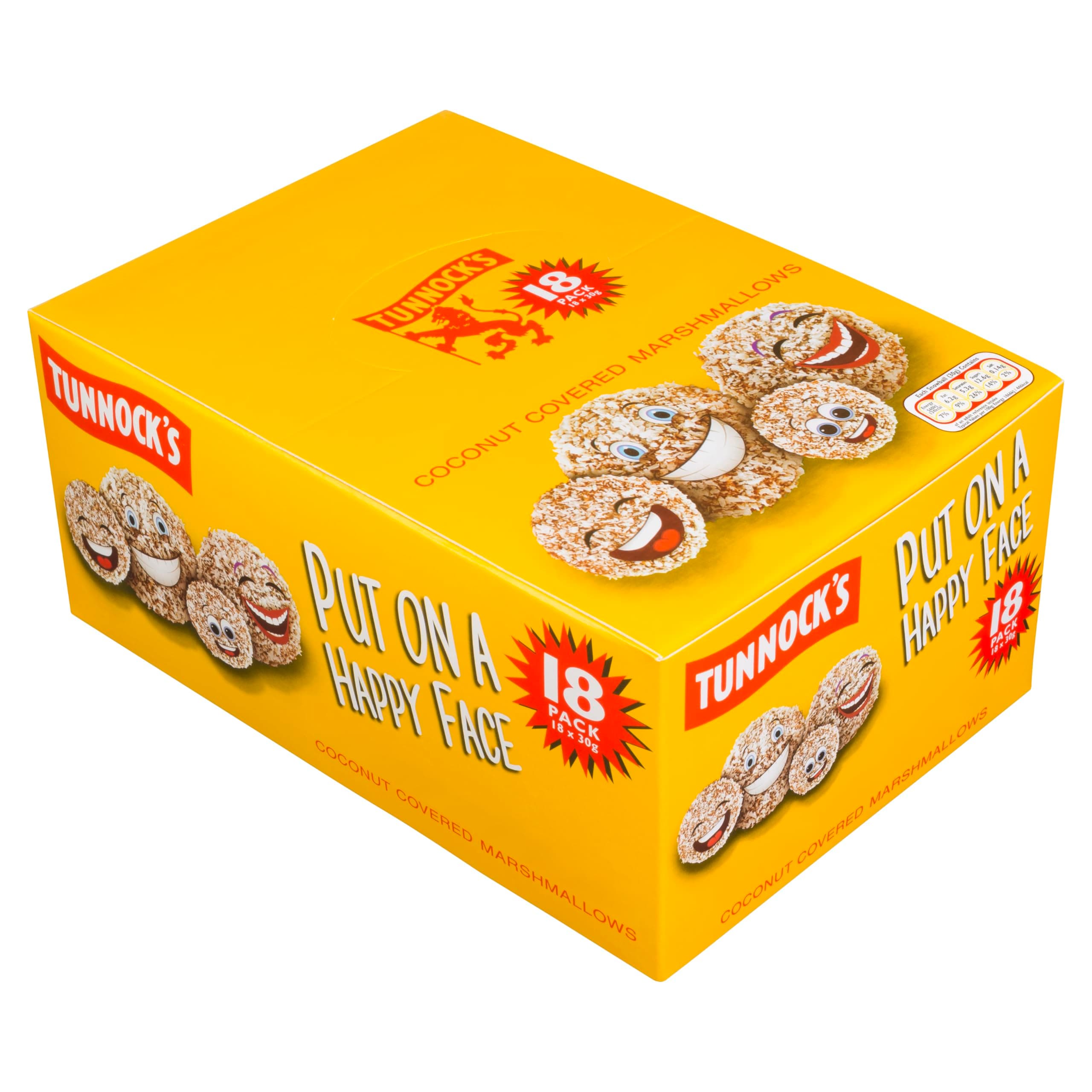 Tunnocks Snowballs - 18 Pack 30g Each