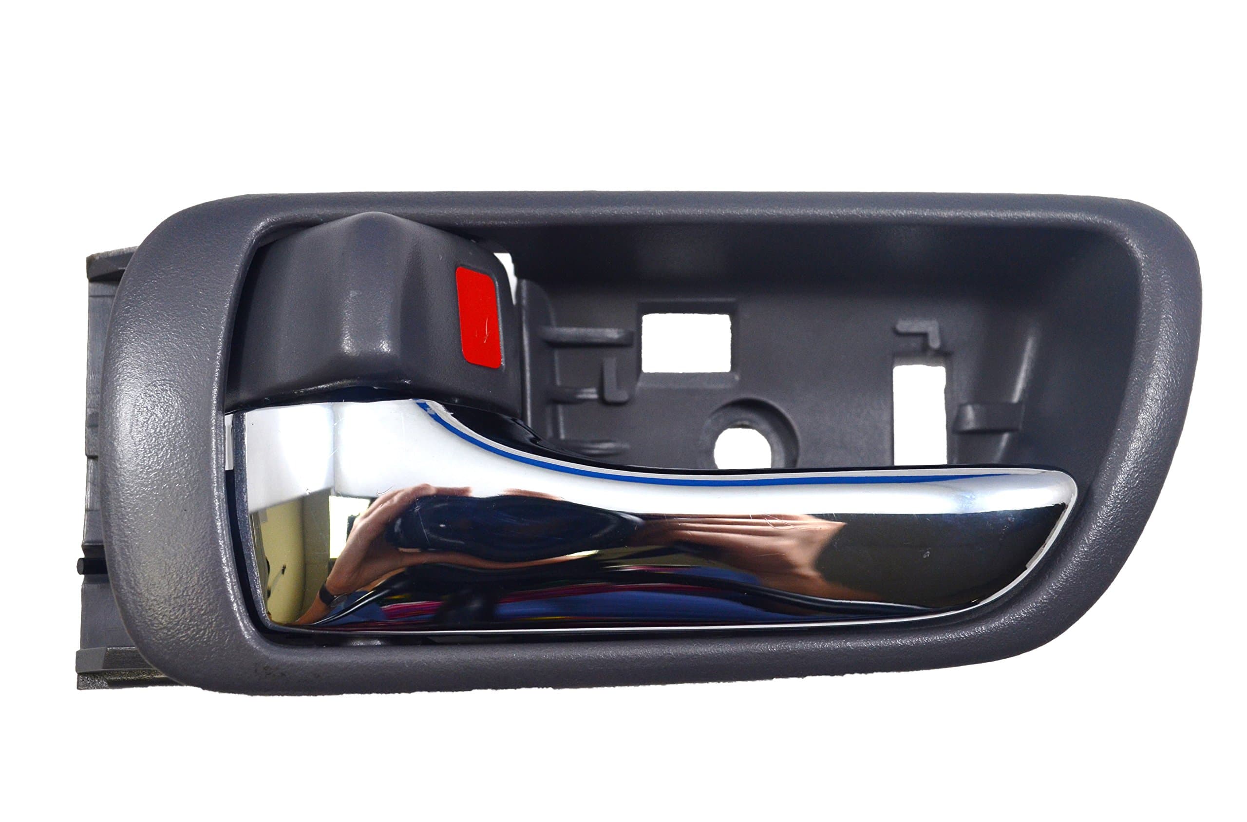 TO-2469MG-LH - Inside Interior Inner Door Handle, Gray Housing with Chrome Lever - Driver Side