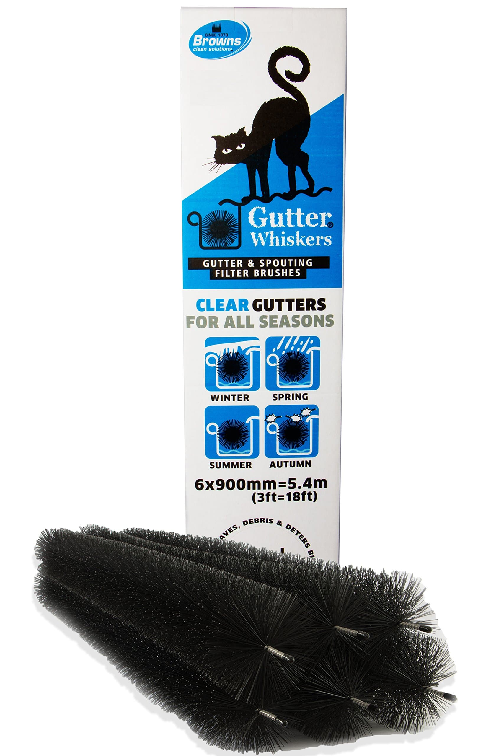 Gutter Guard, 18-Foot Pack, Contains 3ft x 4.1in, 6 Pack