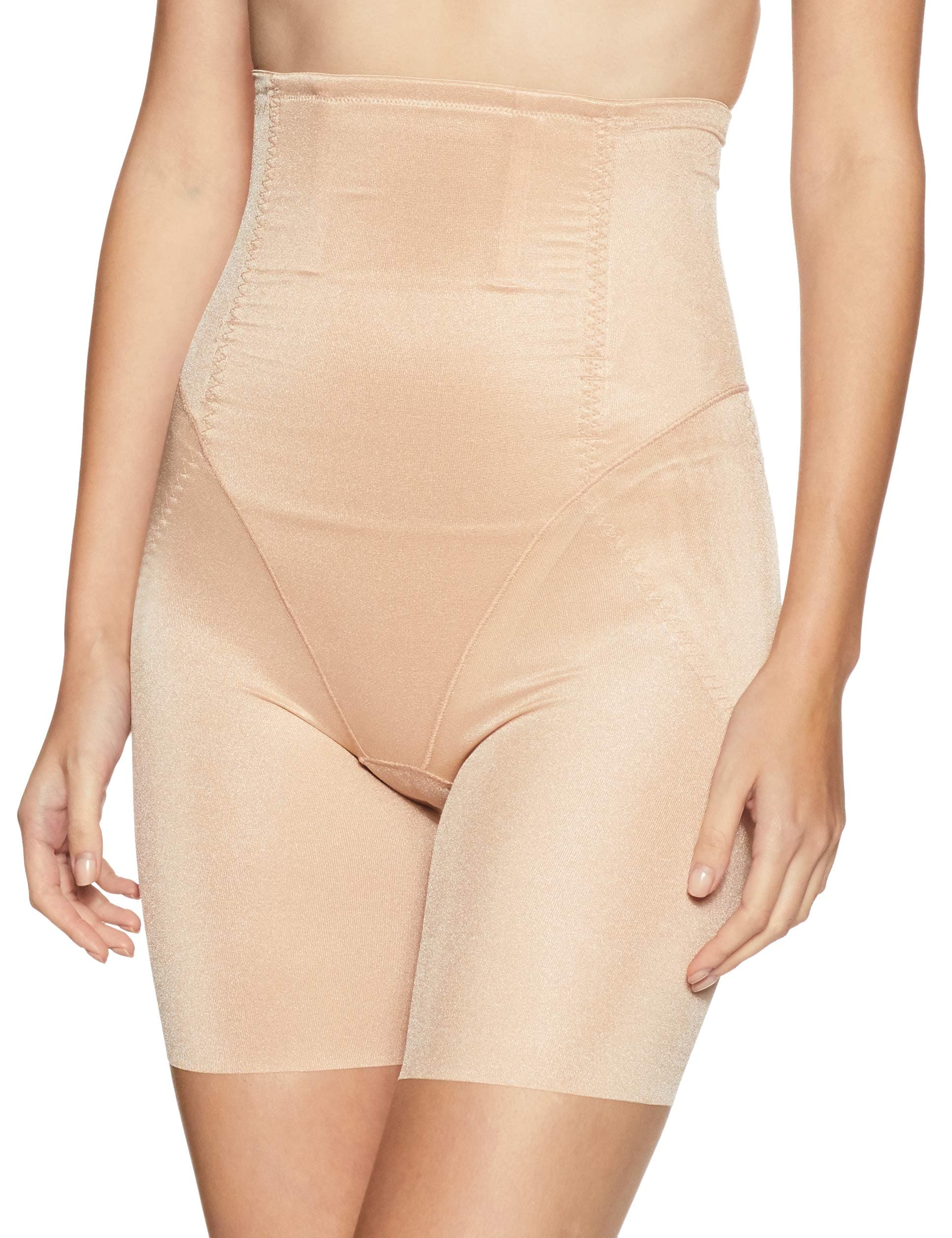 - Shape Sensation for Women | High Waist Tummy and Thigh Control Shapewear | Long Leg Panty Medium Control Shaper | Front Trenslo Bones Power-Net Lining | Full Coverage Sculpting | Pack of 1