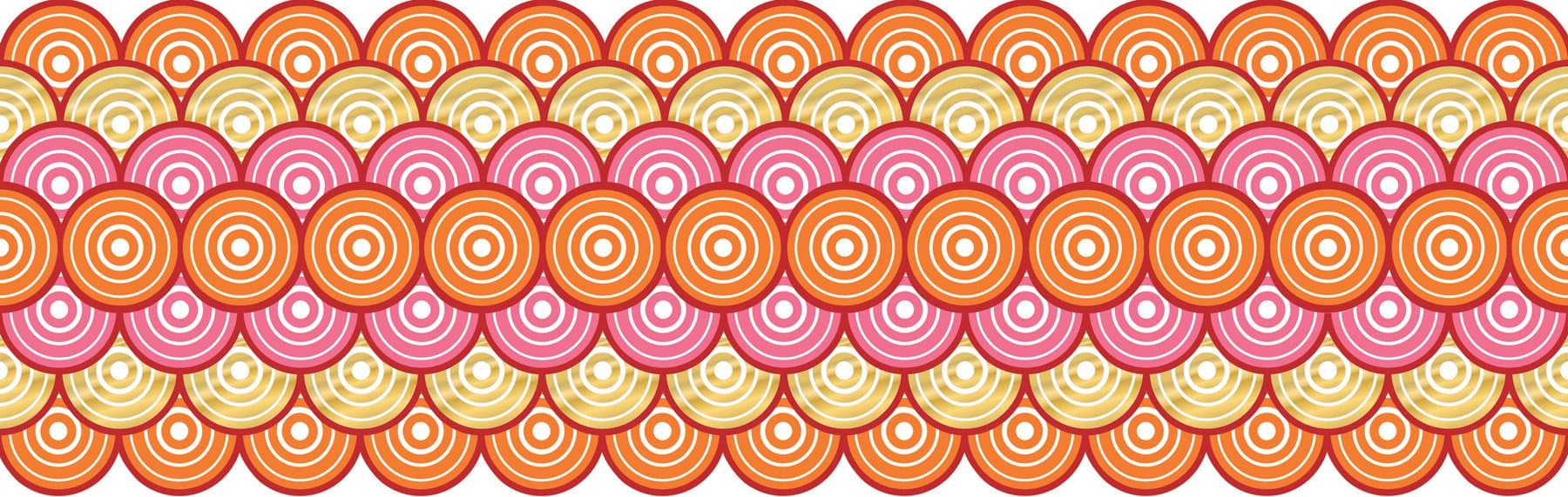 Geo Circle Stripe Decal