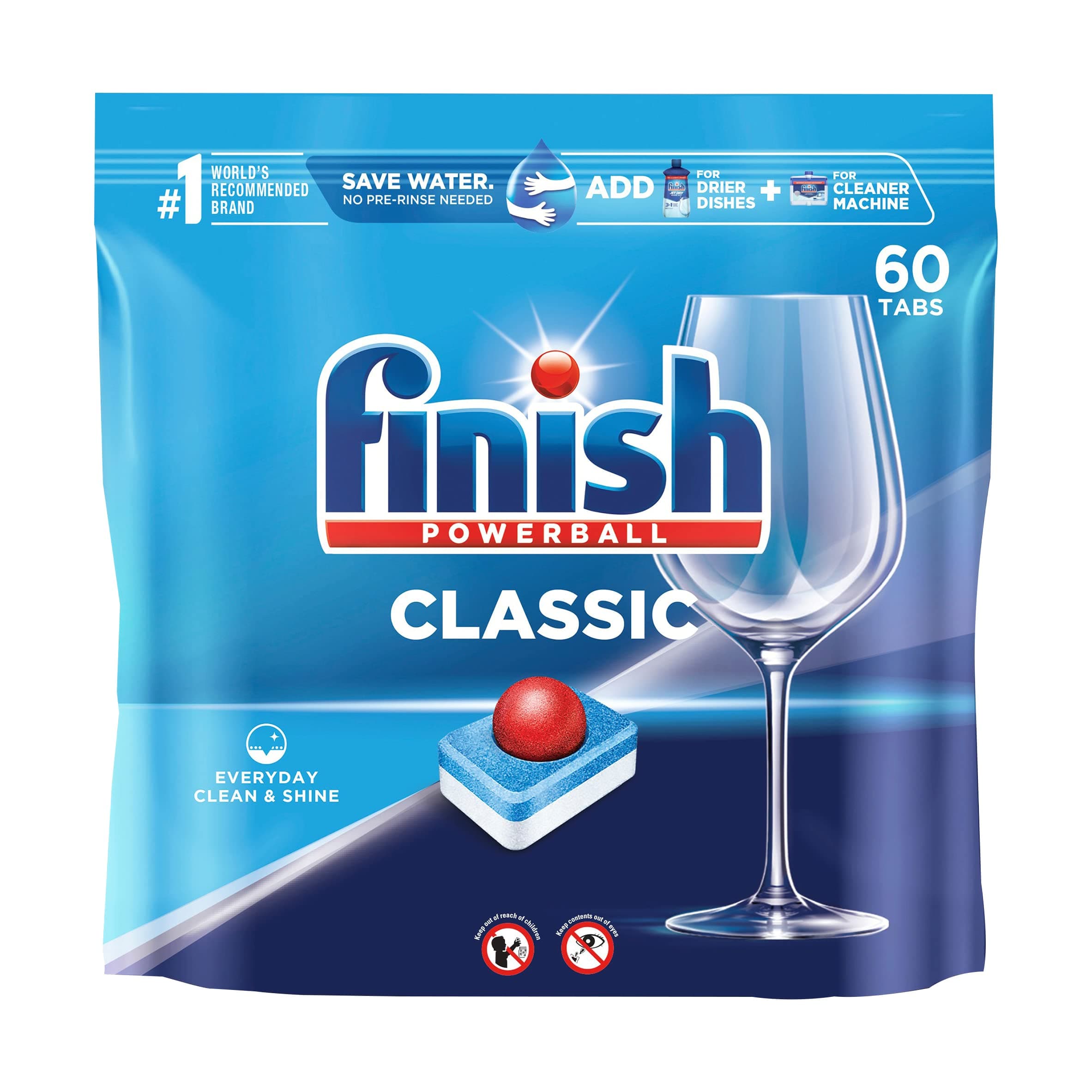 Classic - 60ct - Dishwasher Detergent - Powerball