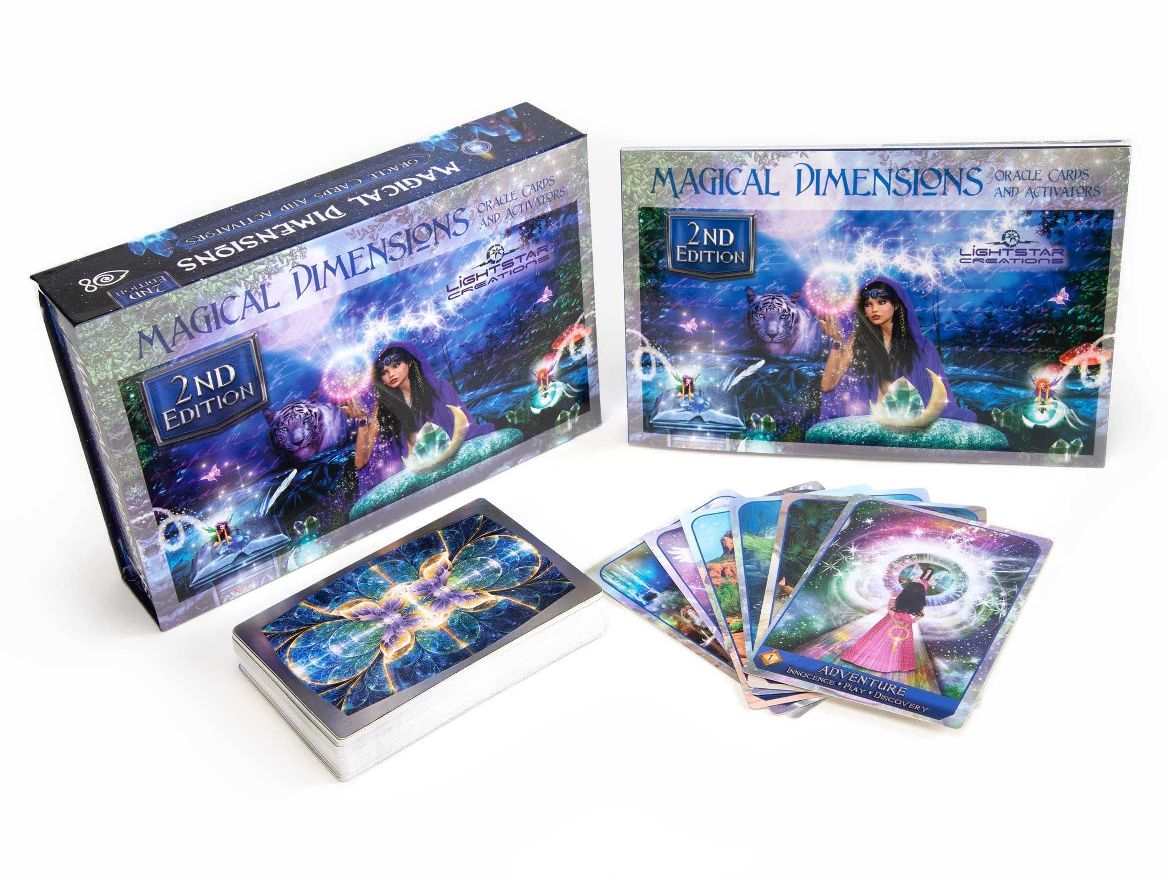 Magical Dimensions Oracle Cards and Activators: (Oracle Kit Box Set with 55 Cards and Guide Book)