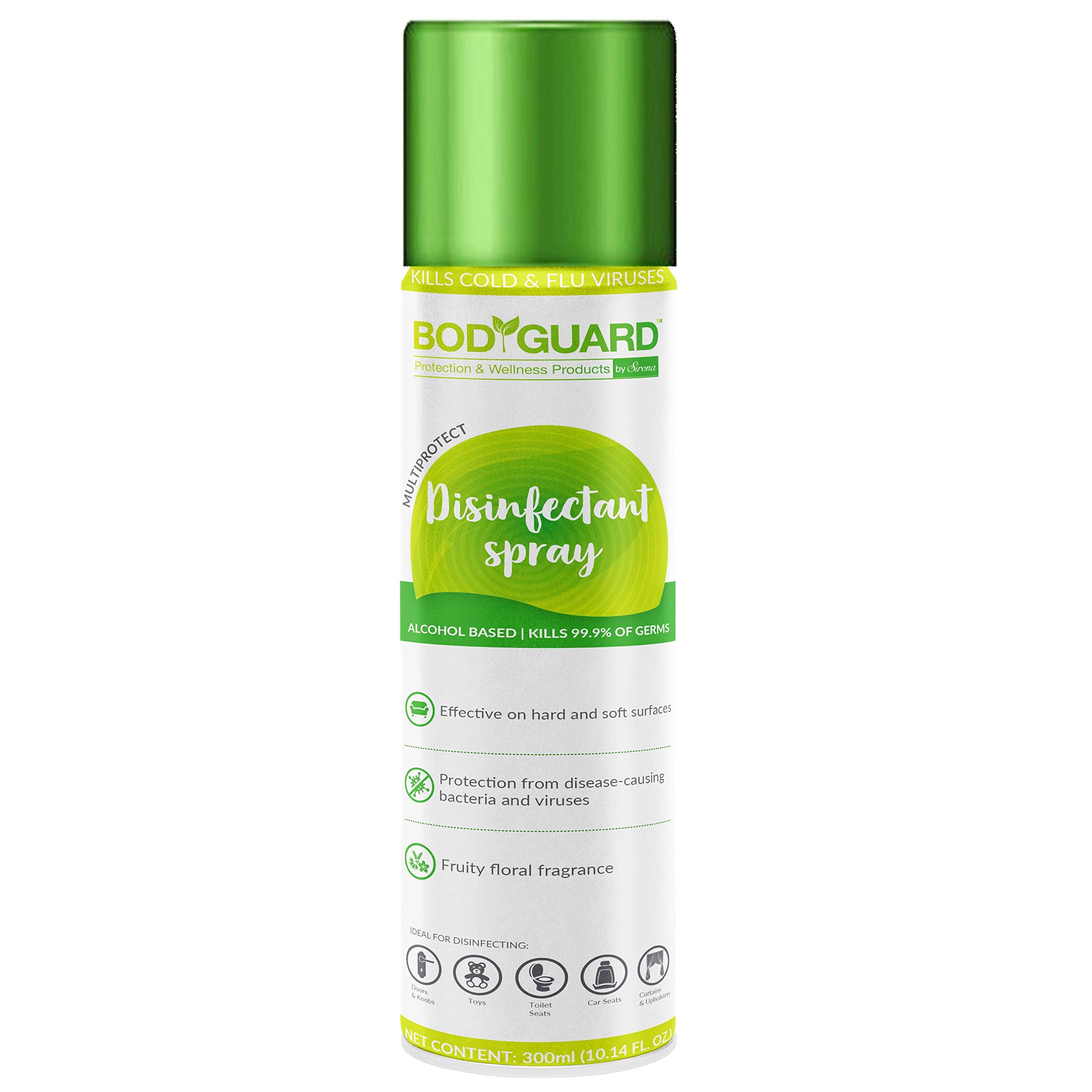 BodyGuard Multipurpose Alcohol Based Disinfectant Spray - 300 ml