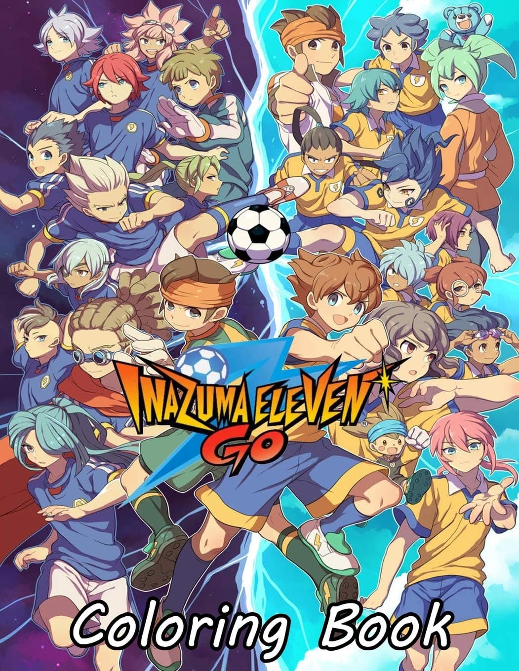 Inazuma Eleven Go Coloring Book
