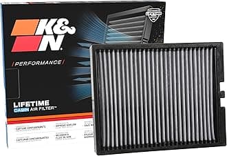 LIFETIME Cabin Air Filter: Premium, Washable, Clean Air for your Cabin: Compatible with 2015-2025 Ford: Mustang, Bullit, Mach 1, GT350, Shelby, GT500, VF2053