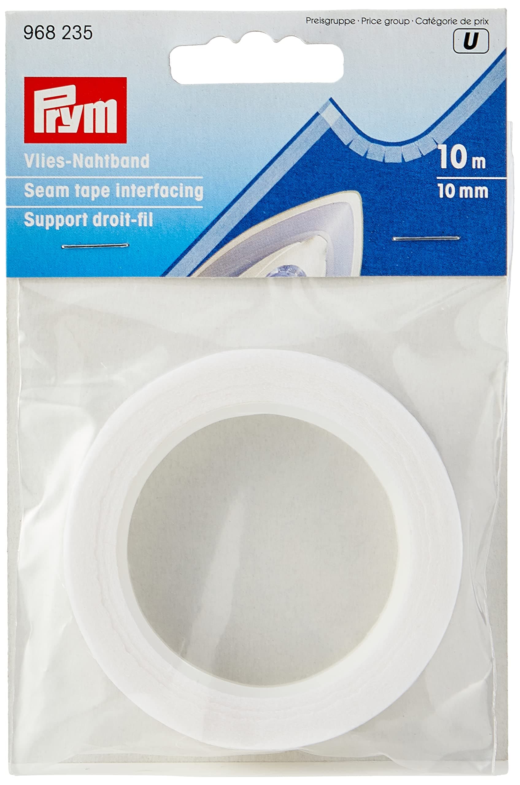 Seam Tape interfacing 10 mm White