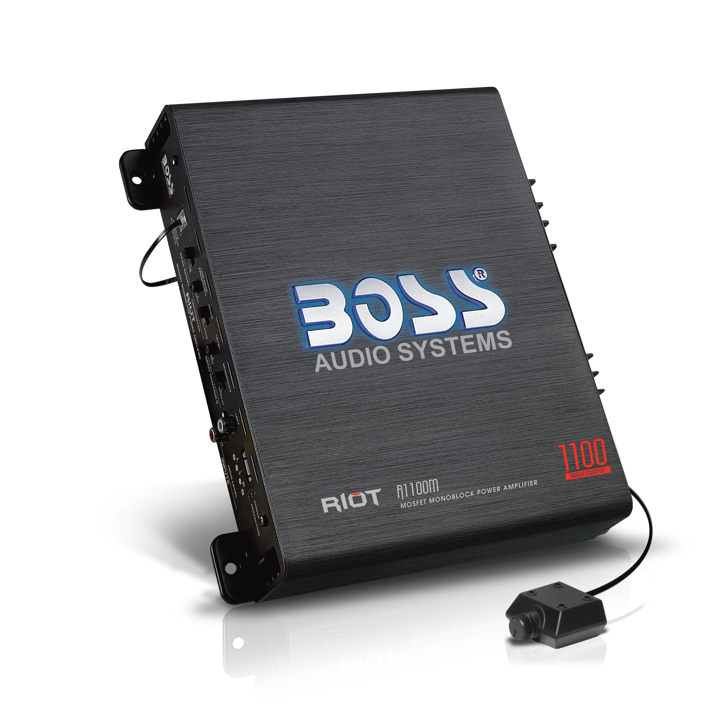 BOSS Audio Systems R1100M - 1100 Watt, Monoblock, Class A/B, MOSFET Amplifier With Remote Subwoofer Level Control