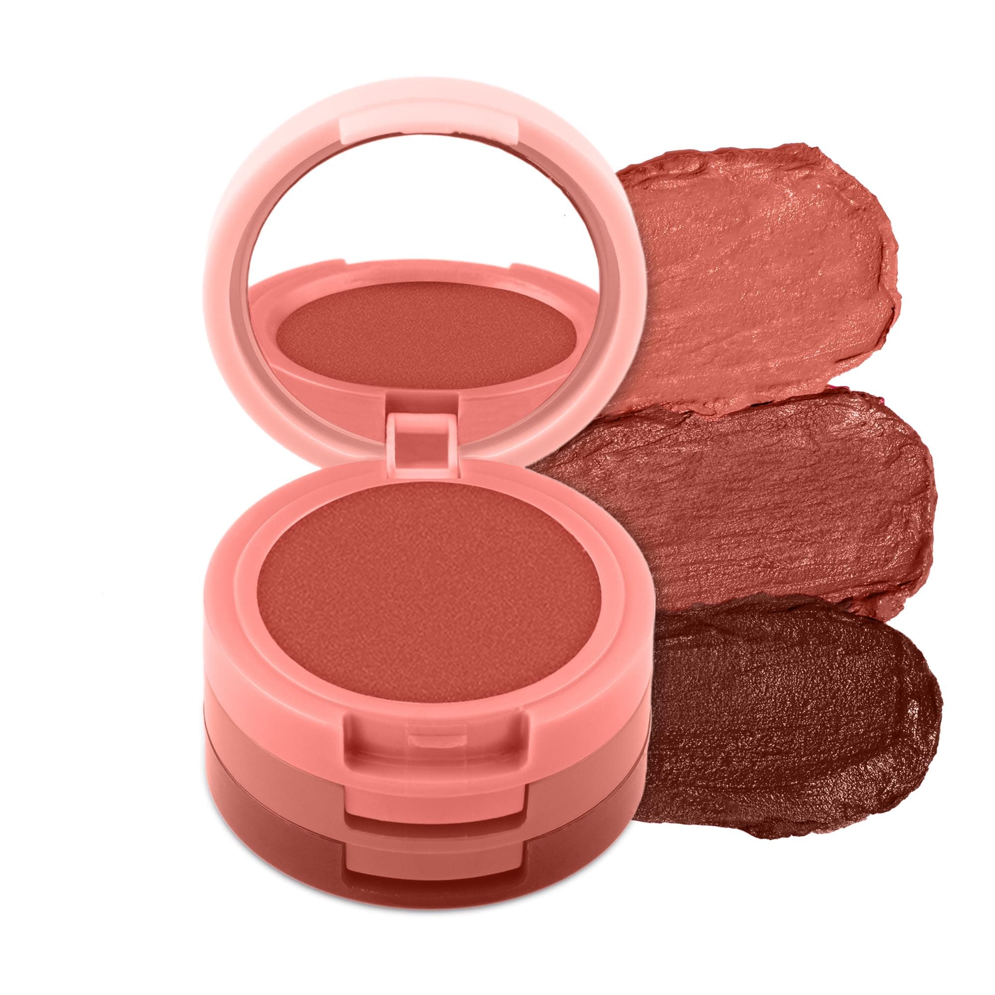 RENEE Glam Stack 3-In-1 Lip & Cheek Tint - 4.5g - 3 Shades in 1, Rich Creamy Natural Seamless Finish, Smooth & Blendable Formula - Travel Friendly, Quick & Easy to Use (Nude, 4.5 Grams)
