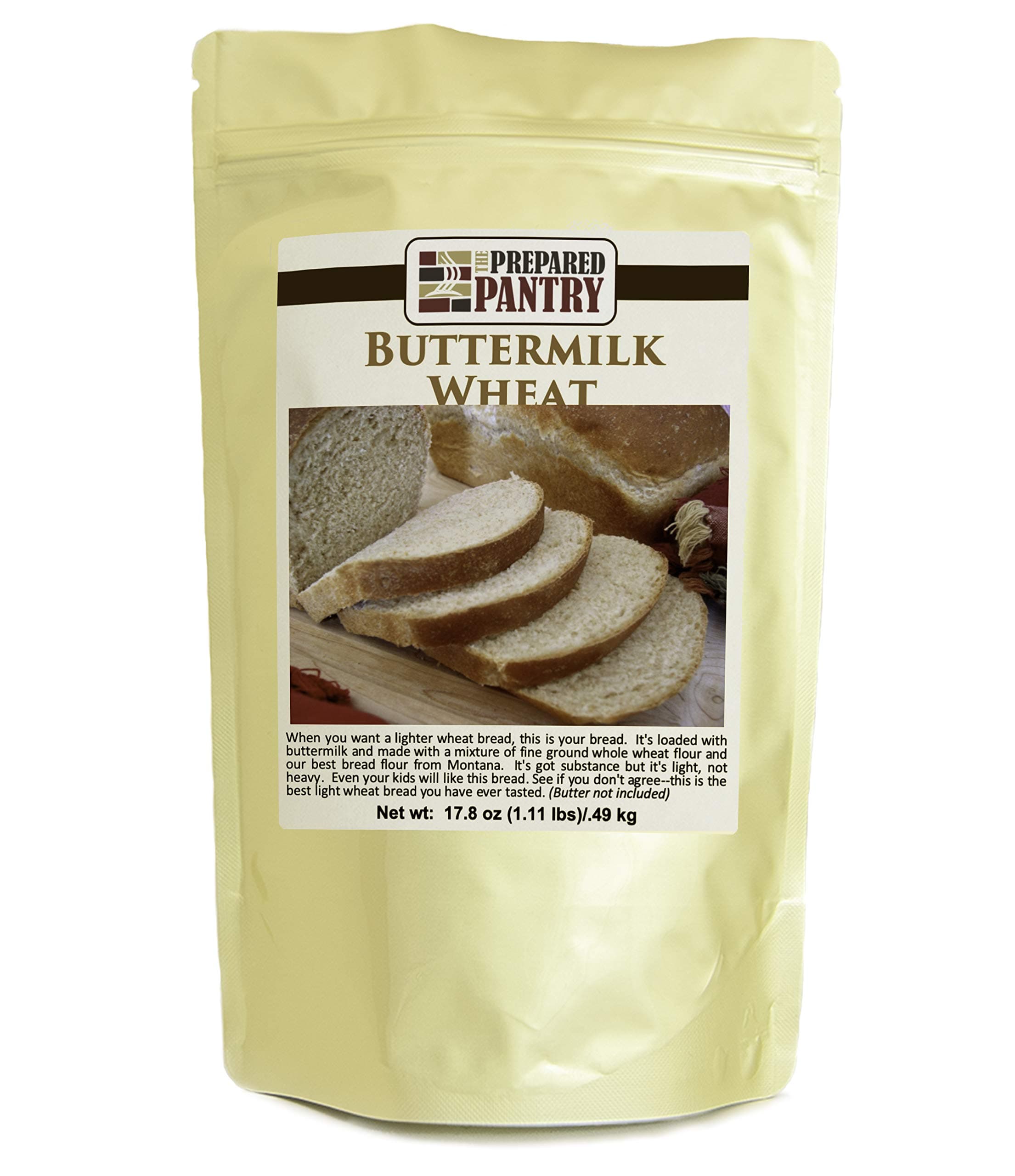 The Prepared Pantry Buttermilk Wheat Bread Mix; Single Pack; For Bread Machine or Oven