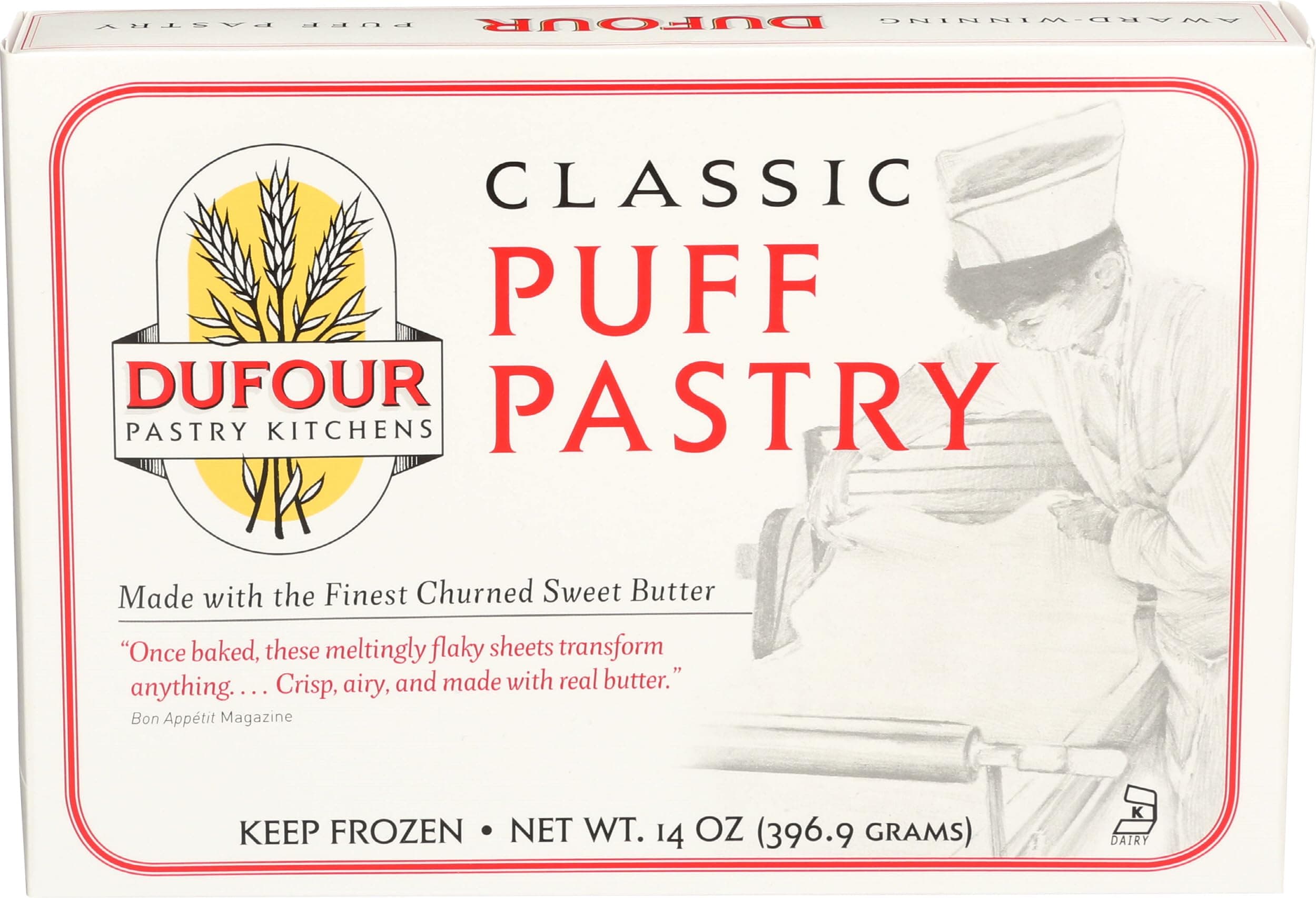 DUFOUR Classic Puff Pastry, 14 OZ