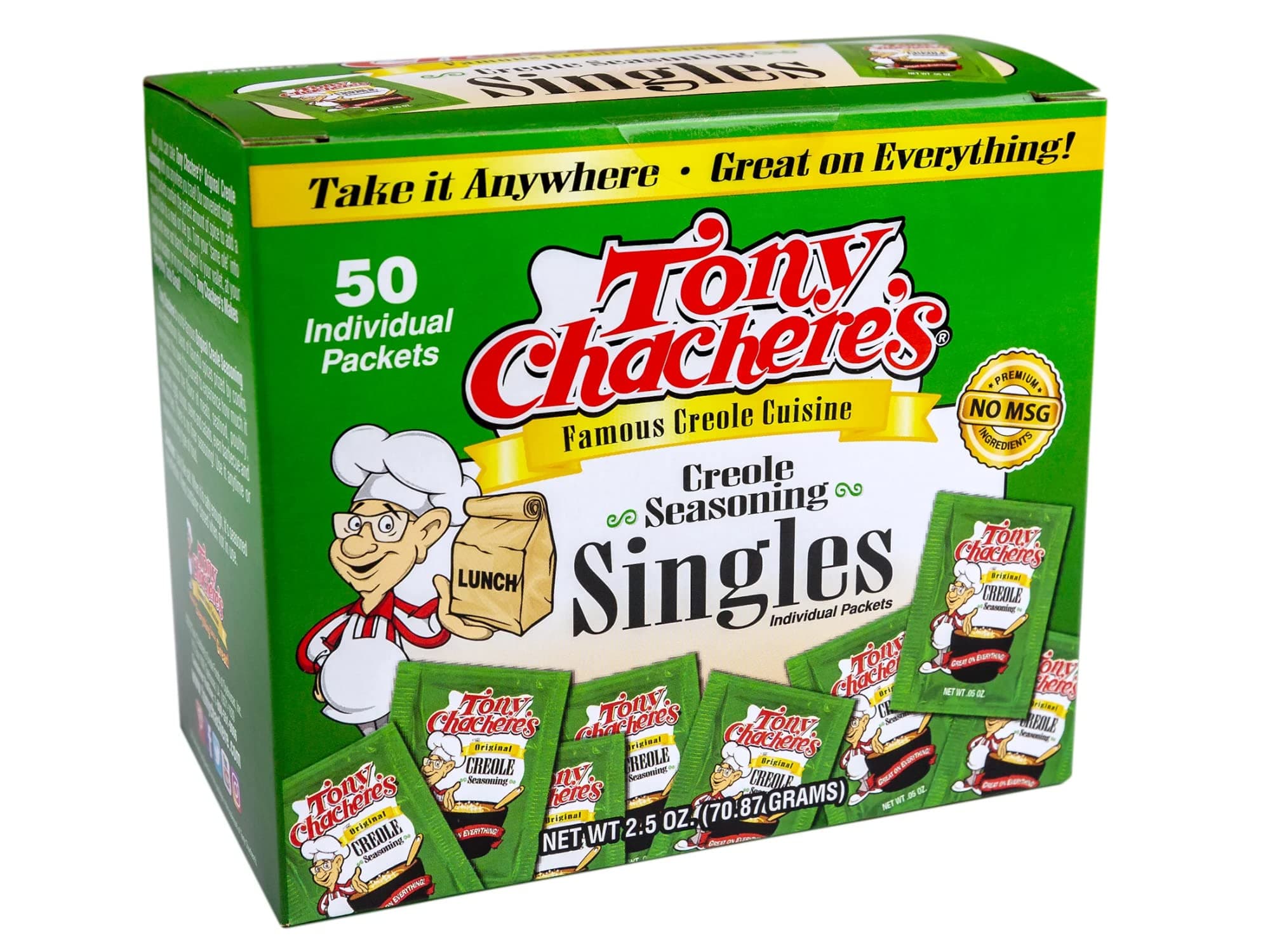 Tony Chachere's Creole Seasoning 05 oz. Packets (50 Count)