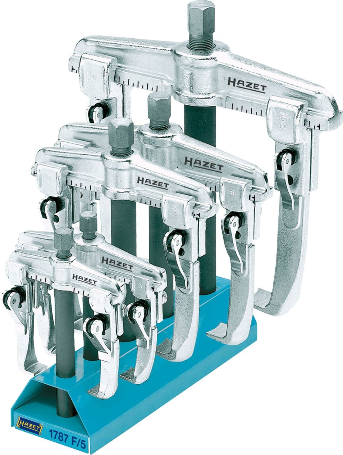 Hazet1787F/5 2-Arm Quick-Clamping Puller Set - Multi-Colour