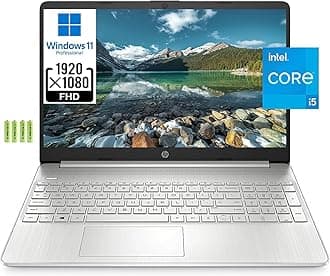 HP 15 15.6'' Full HD Business Laptop Computer [Windows 11 Pro], Intel 4-core i5-1135G7 (Beats i7-1065G7), 32GB RAM, 1TB PCIe SSD, Iris Xe Graphic, Numeric Keypad, Wi-Fi 6, BT 4.2, Webcam, w/Battery