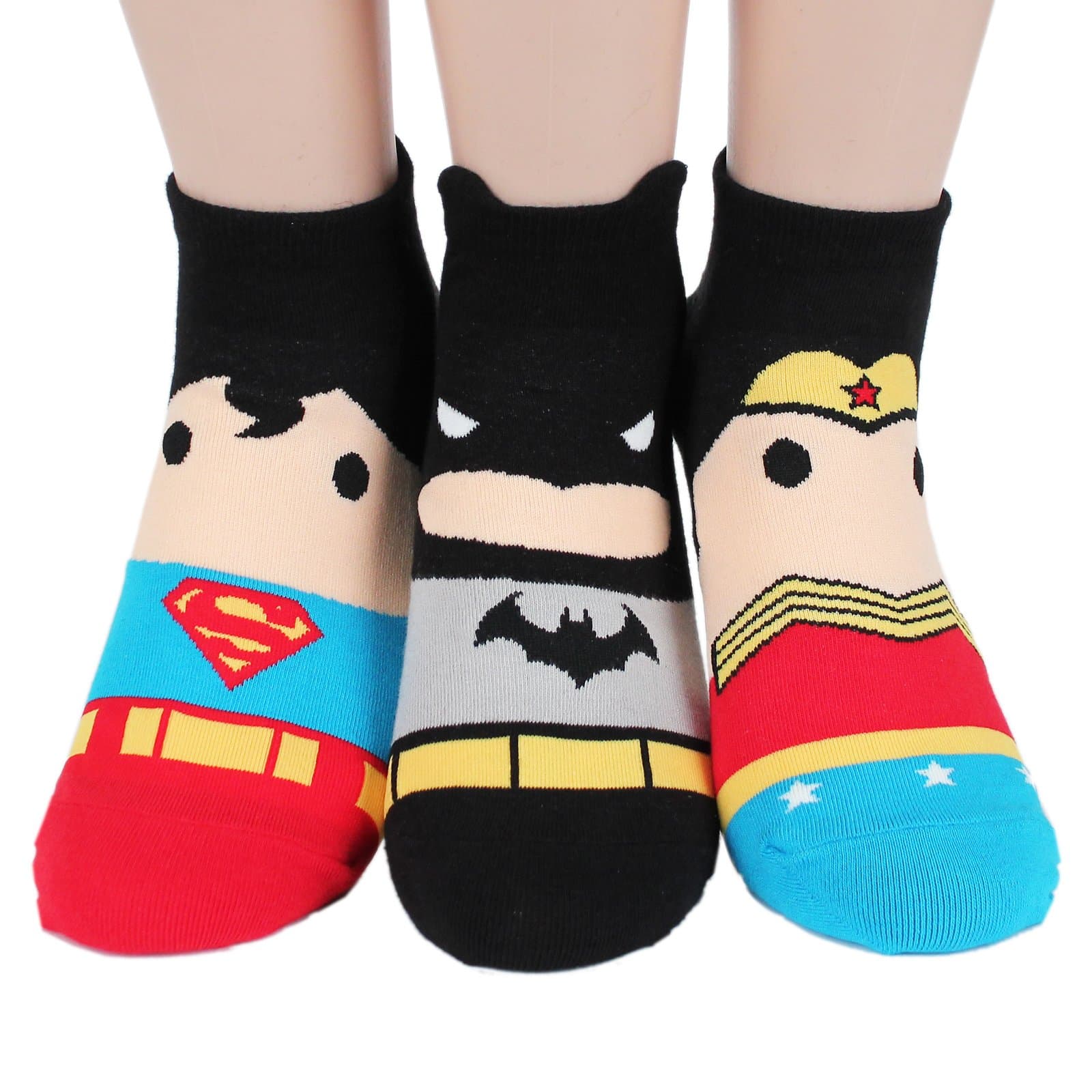 Super Heros Women's Cotton Socks