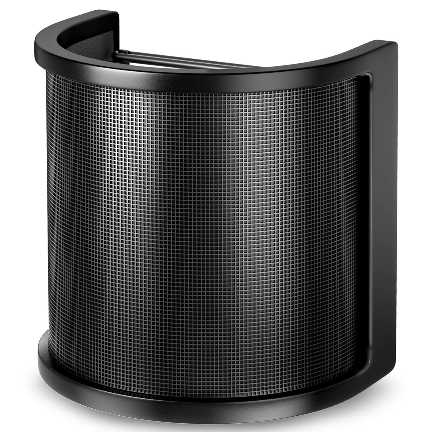 PEMOTech Metal Pop Filter Double Layer Microphone Mic Windscreen Pop Filter, Recording Studio Metal Vocal Recording Panel Acoustic Isolation