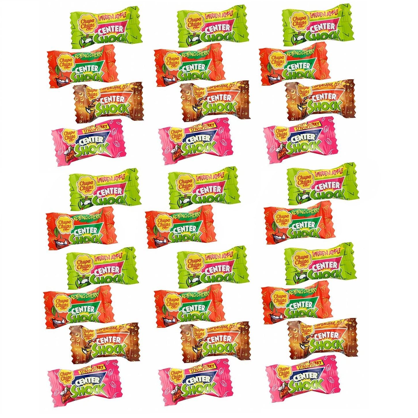 30 x Centre Shock Sour Bubblegums by Chupa Chups