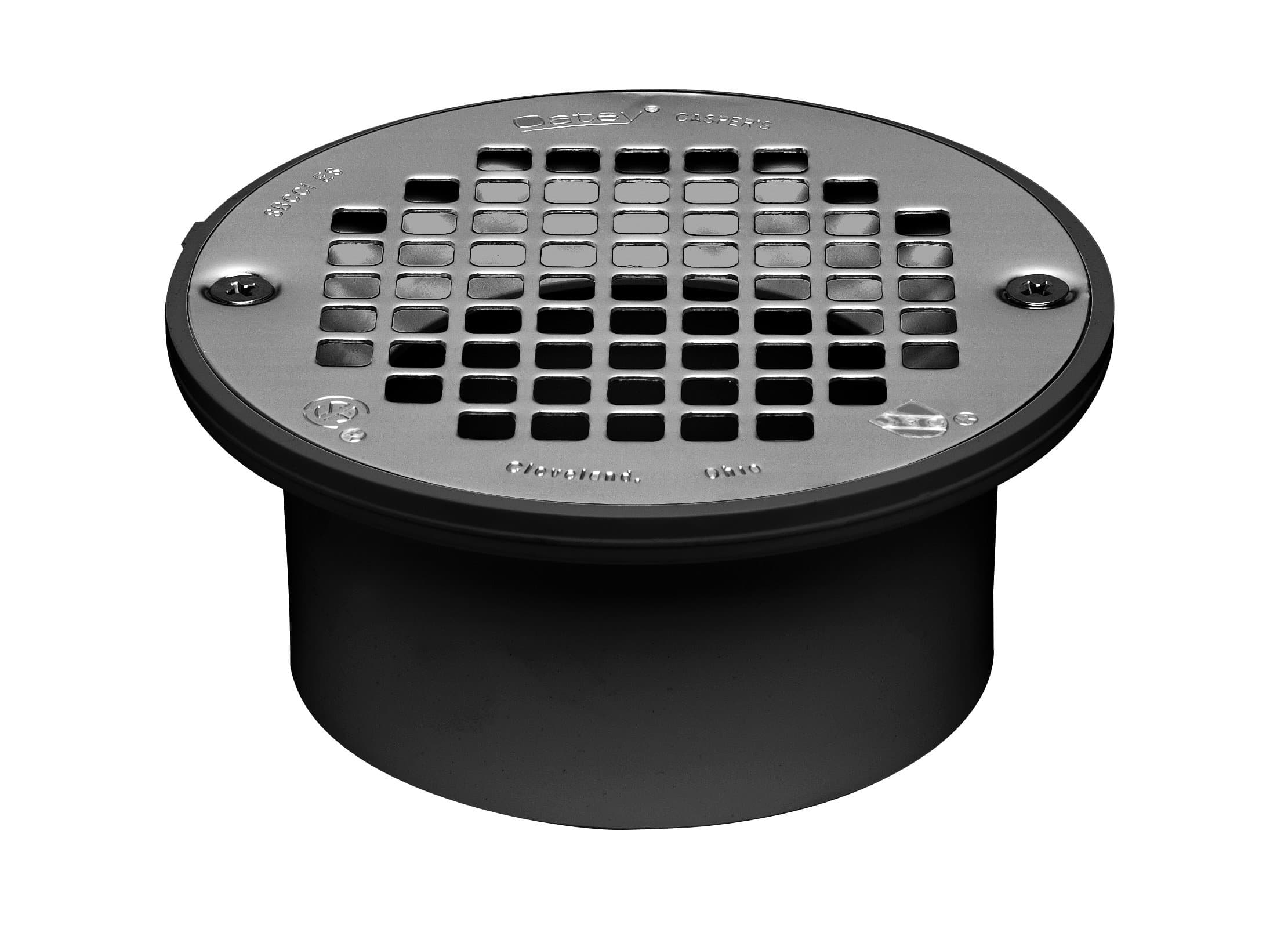 43582 3 in. or 4 in. ABS General Purpose Drain with 5 in. Stainless Steel Screw-Tite Strainer