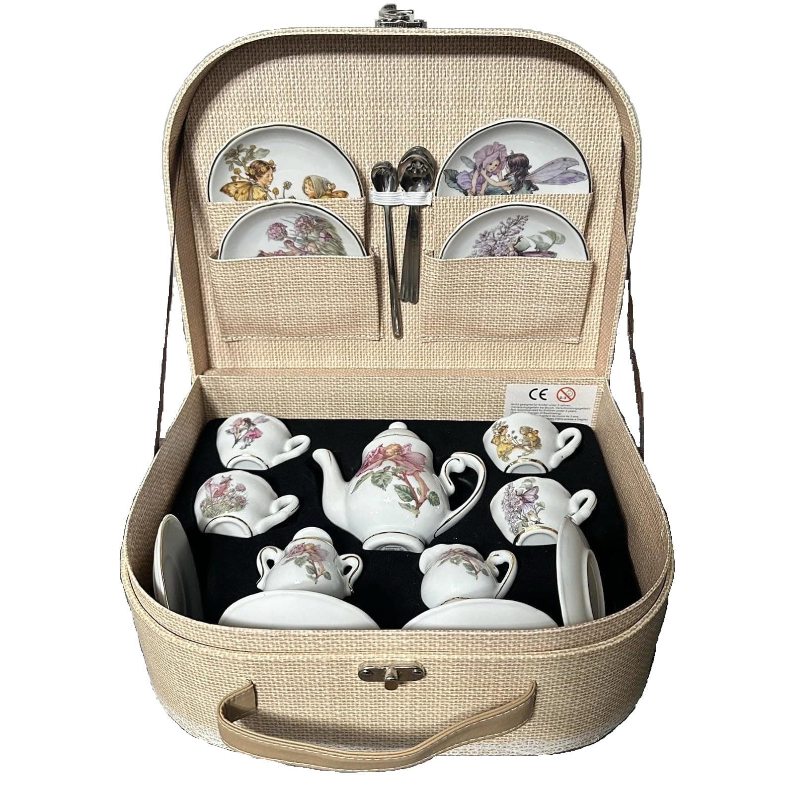 Fairies Medium Children's Kids Tea Set in Case