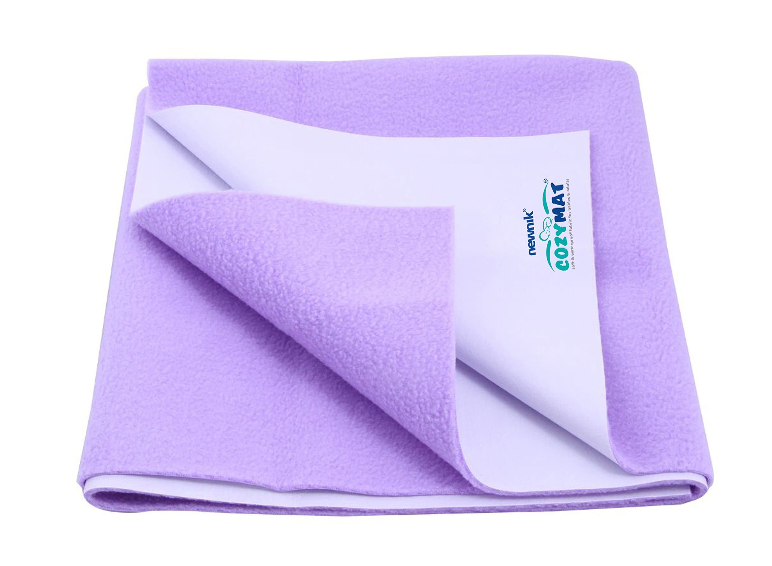 Waterproof, Breathable, Reusable Mat/Underpad/Absorbent Sheets/Mattress Protector (Size: 140 x 100 Centimeter, Purple)