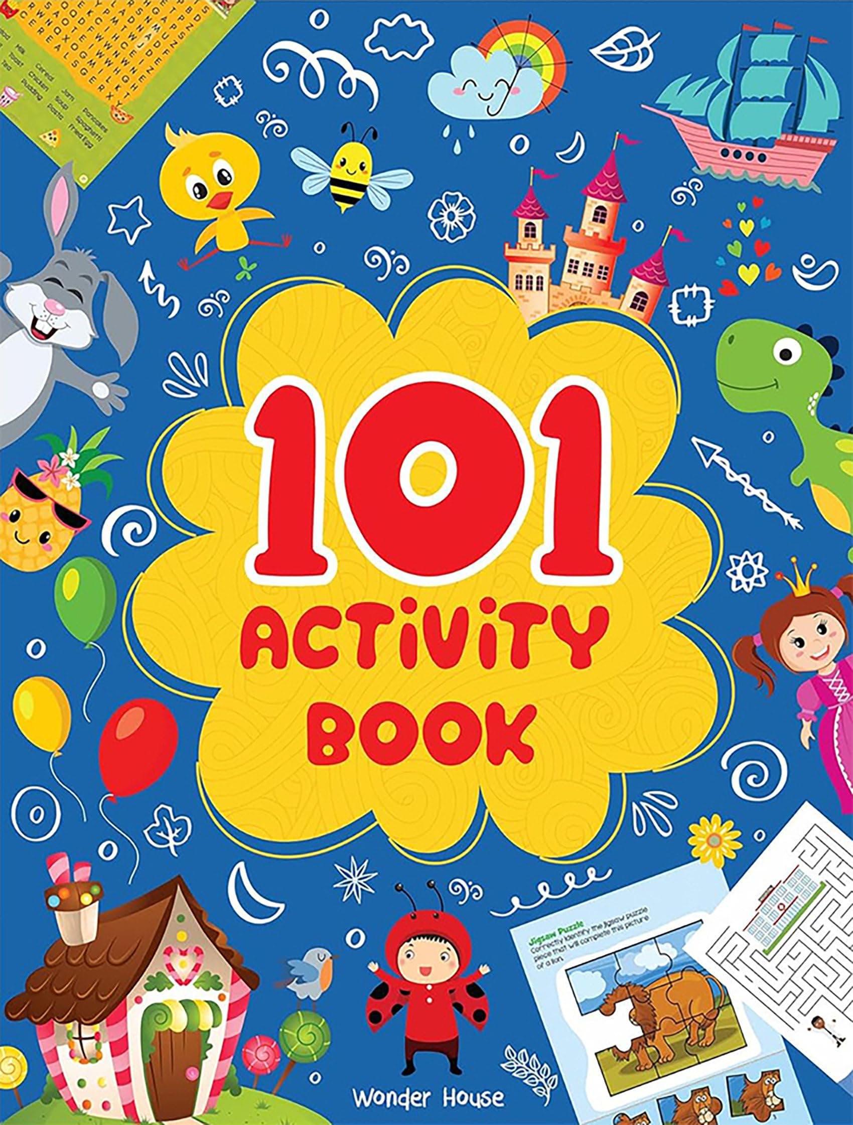101 Activity Book : Fun Activity Book For Children (Logical Reasoning And Brain Puzzles) (101 Fun Activities)