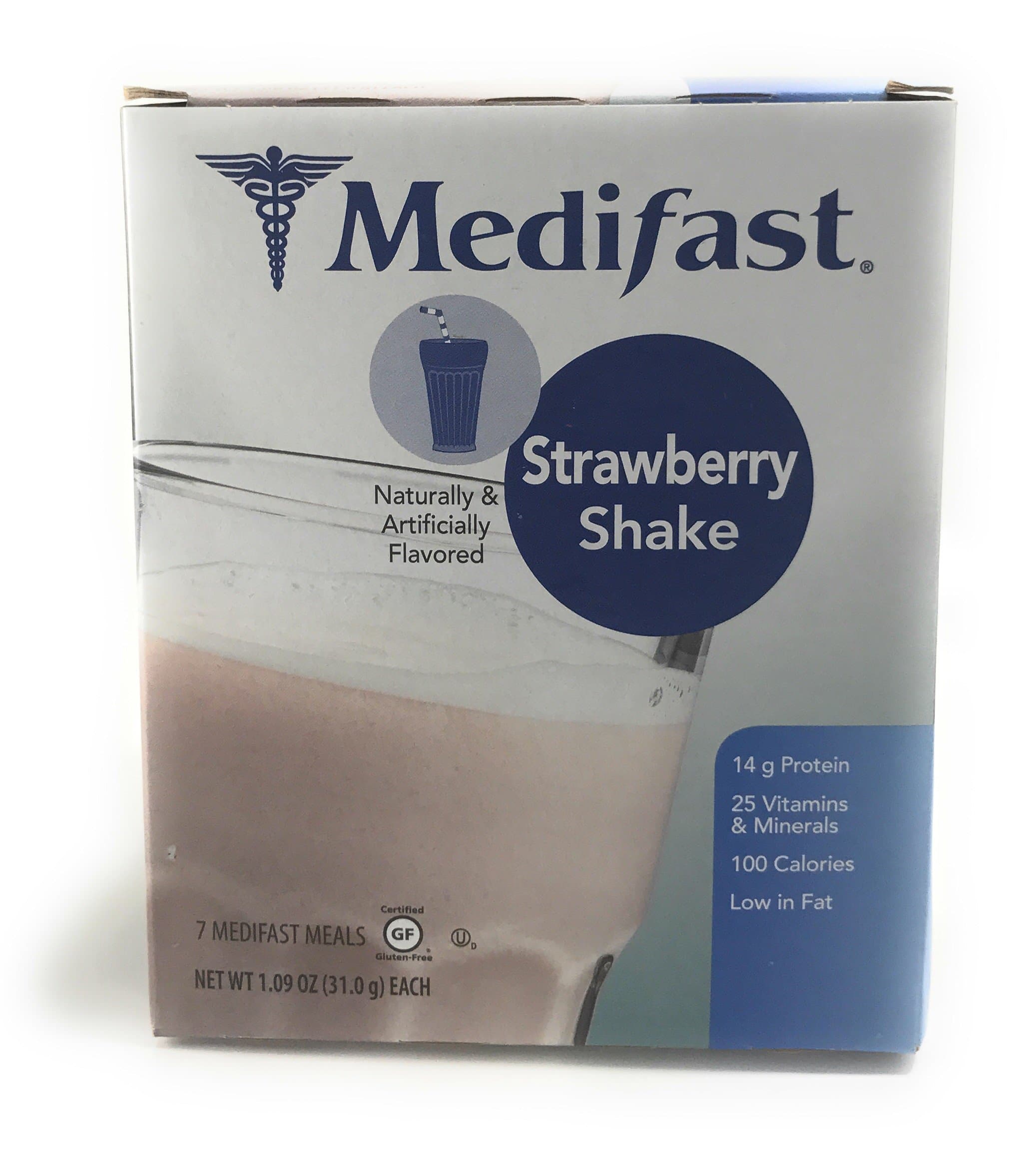 Medifast Strawberry Shake (1 Box/7 Servings)