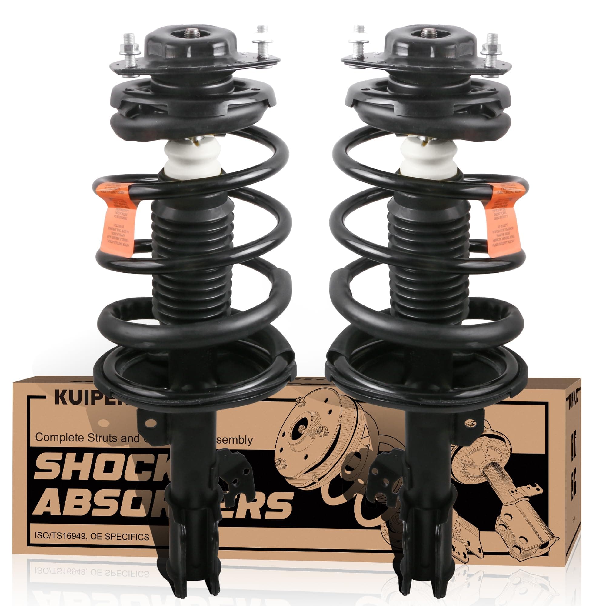 Pair Front Complete Strut Spring Assembly 171490 171491 Compatible for 2002 2003 Toyota Camry/Lexus ES300