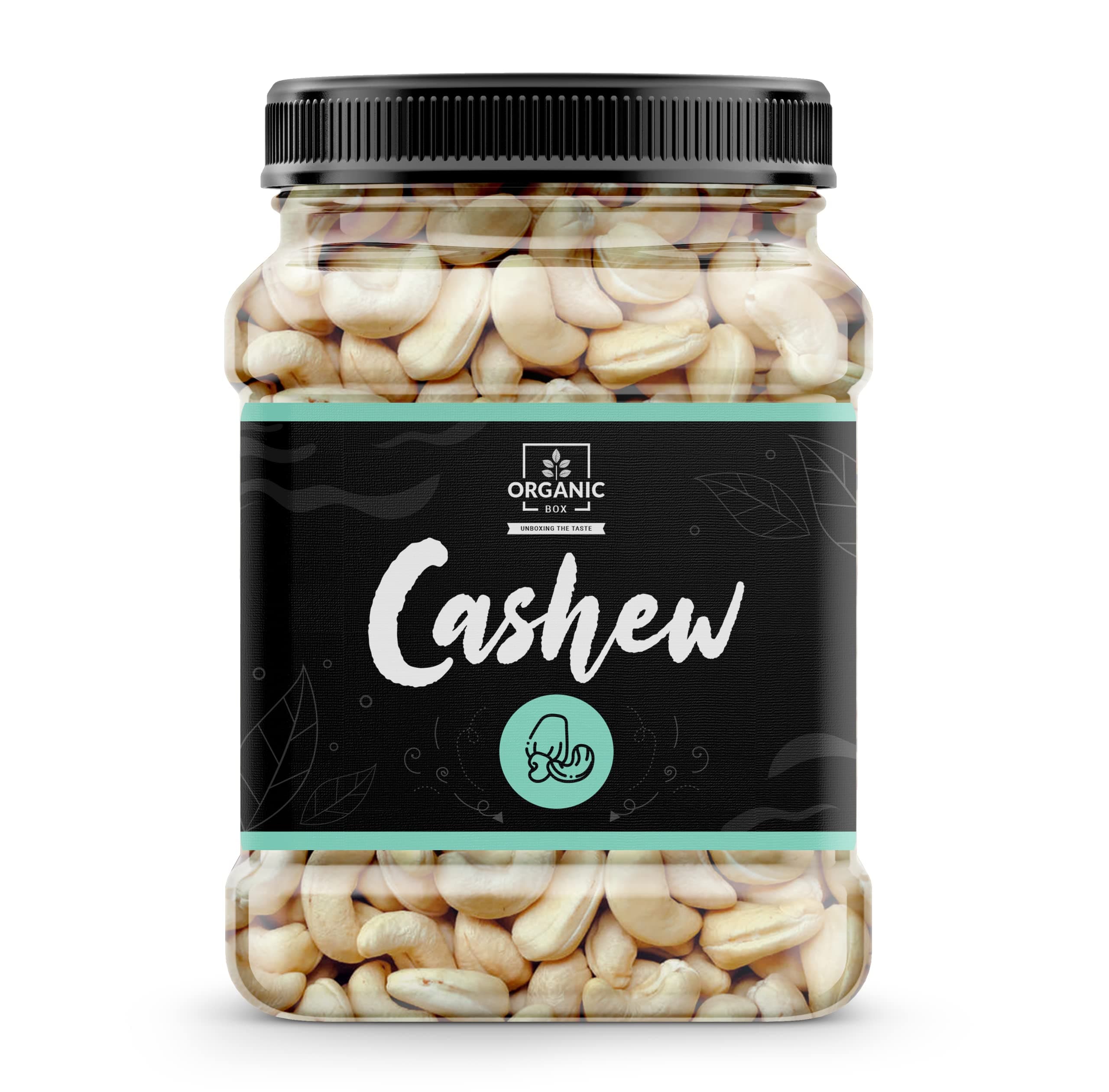 Organic Box 100% Natural Premium Cashew Nuts/Kaju Whole Kernels - Crispy, Crunchy Kaju (500 Gram) - Diwali Gift Pack