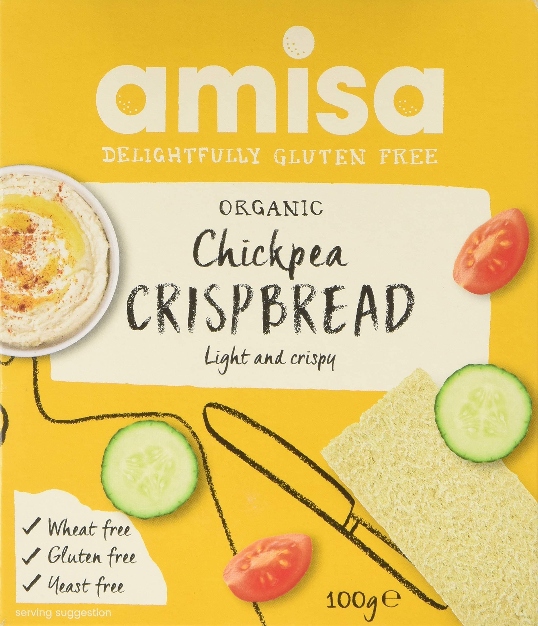 Organic Chickpea Crispbread, 100g