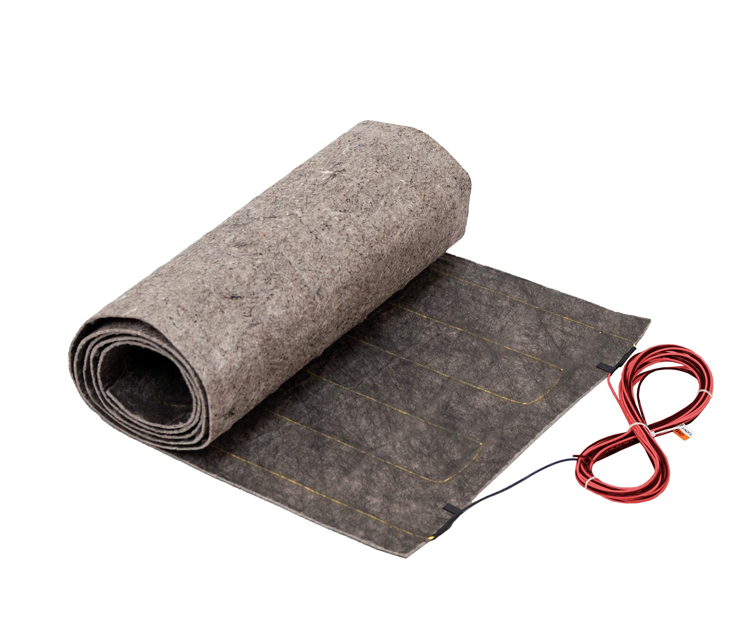 In Floor Heating System Under Tile, 240V, 30 Sqft, 1.5 ft x 20 ft, Tile Heated Floor System, Radiant Floor Heating System