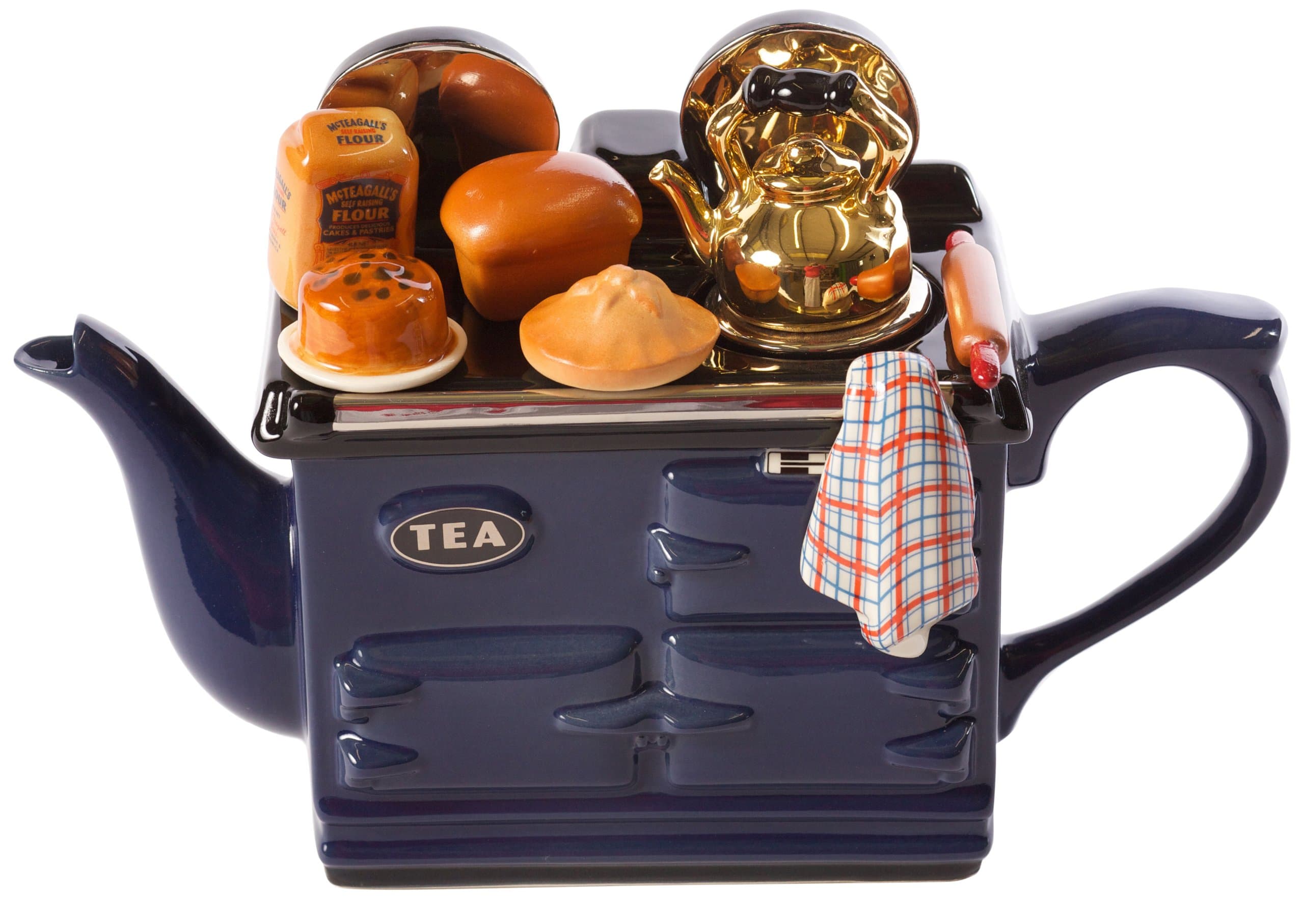Baking Day AGA Teapot, Blue