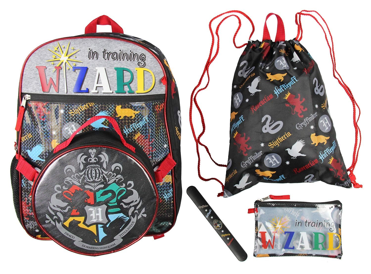 BioworldHarry Potter Kids Wizard In Training 5PC 16" Backpack Combo Set