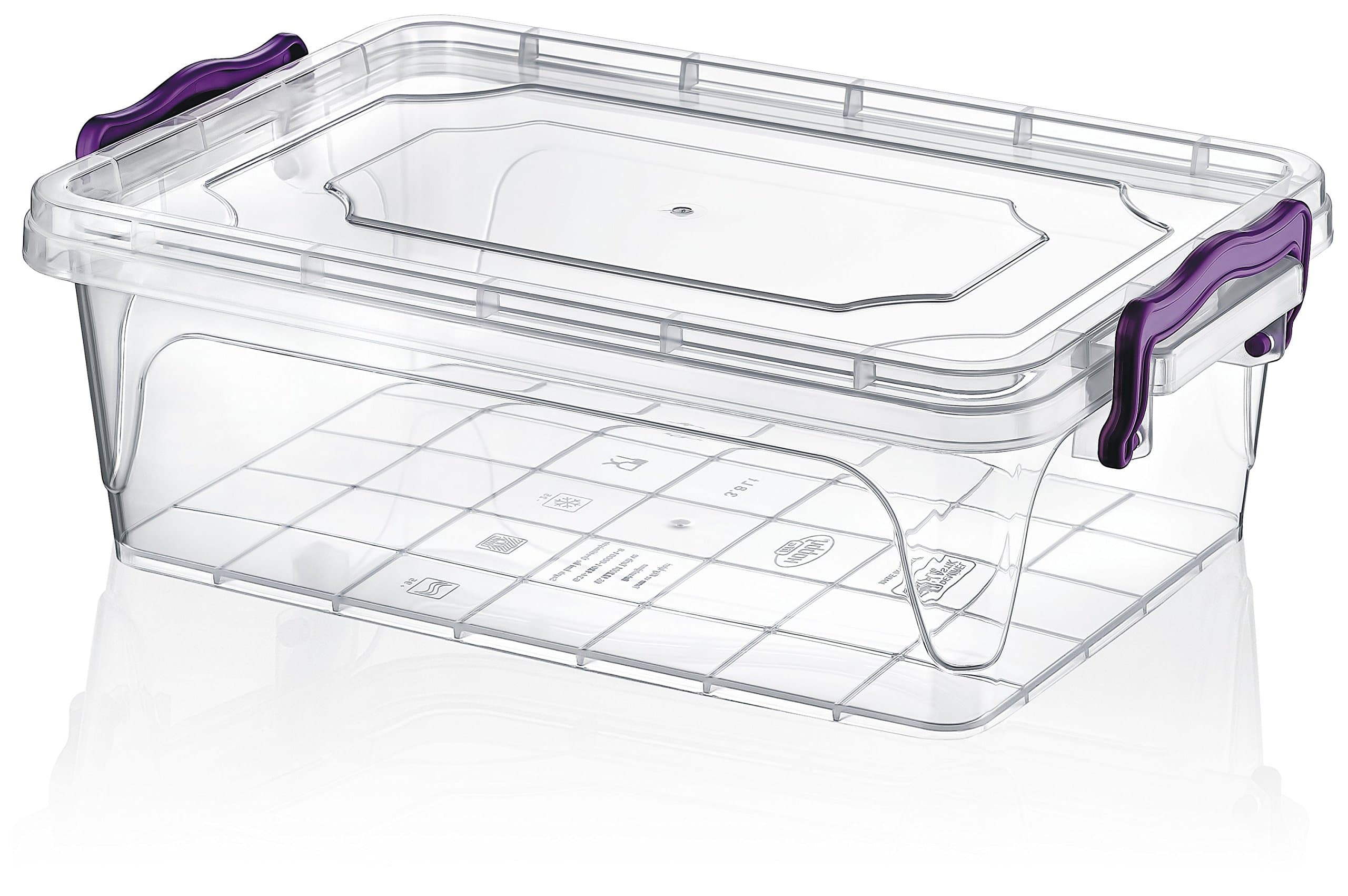 2 Litre 1-Piece Plastic Rectangular Multi-Box