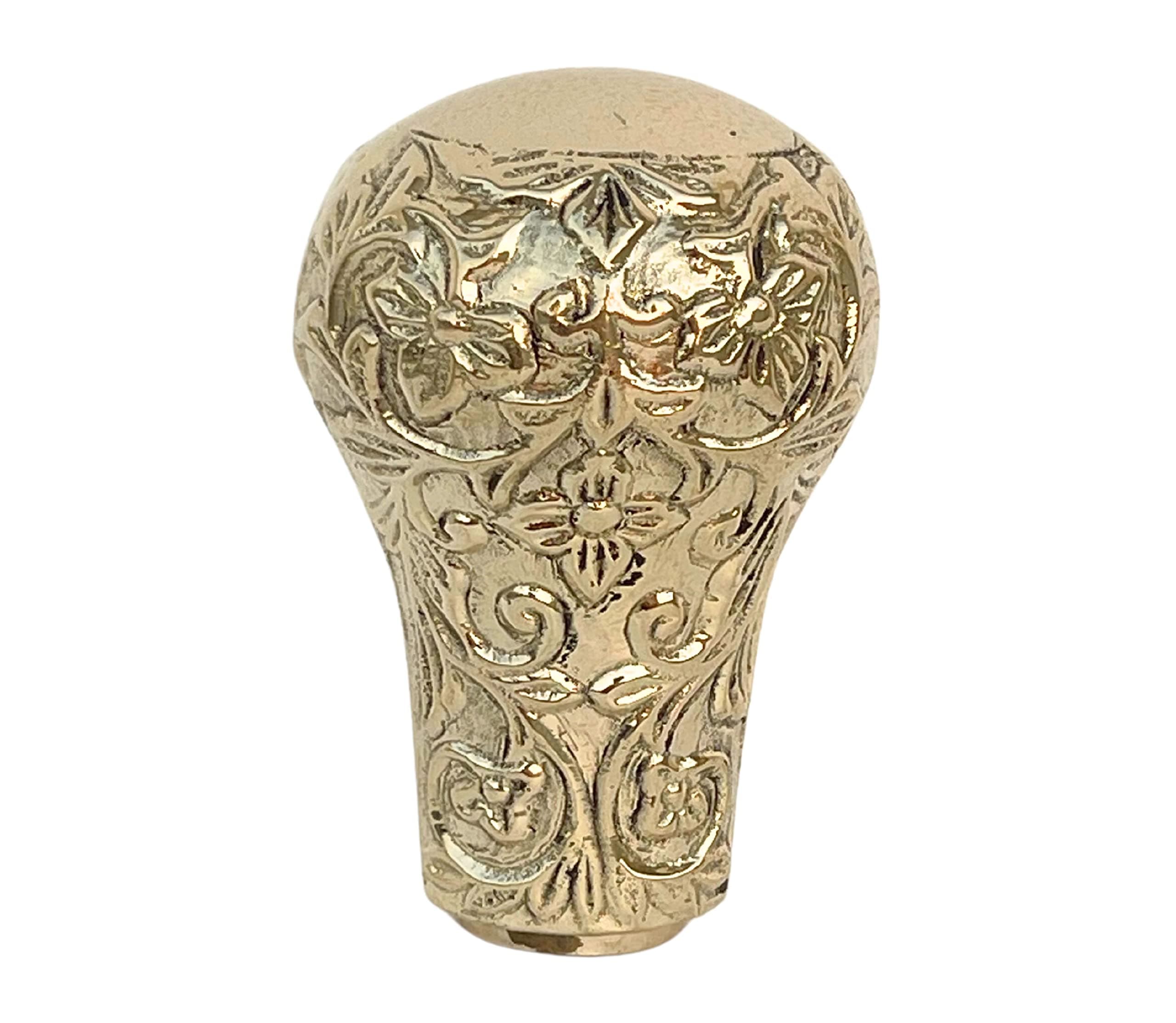 Medieval Replicas Walking Stick Handle Handmade Walking Stick Canes Brass Kno...