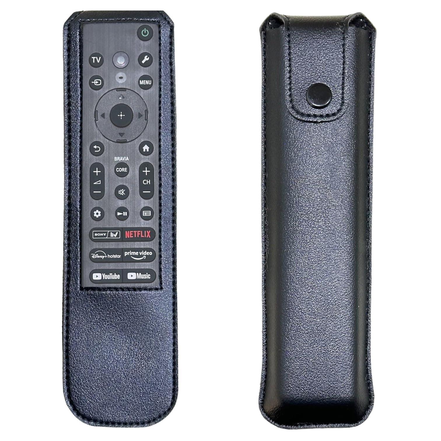 Zaoma Remote Cover Case Pouch Sleeve Compatible/Replacement for Sony Bravia Smart TV 2023 Voice Remote RMF-TX910U Remote Control Case (Black)