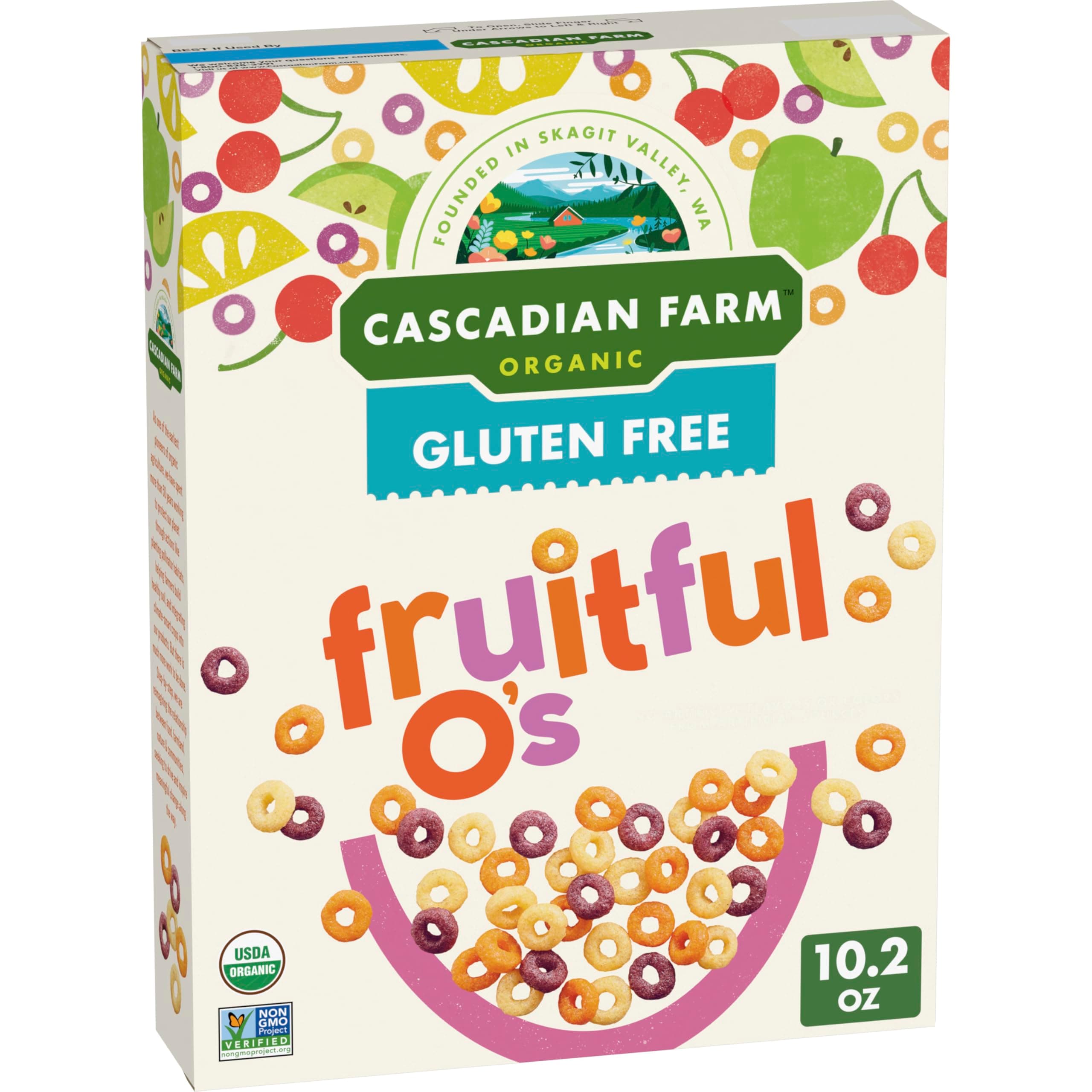 Organic Cereal, Fruitful O's, 10.2 Oz