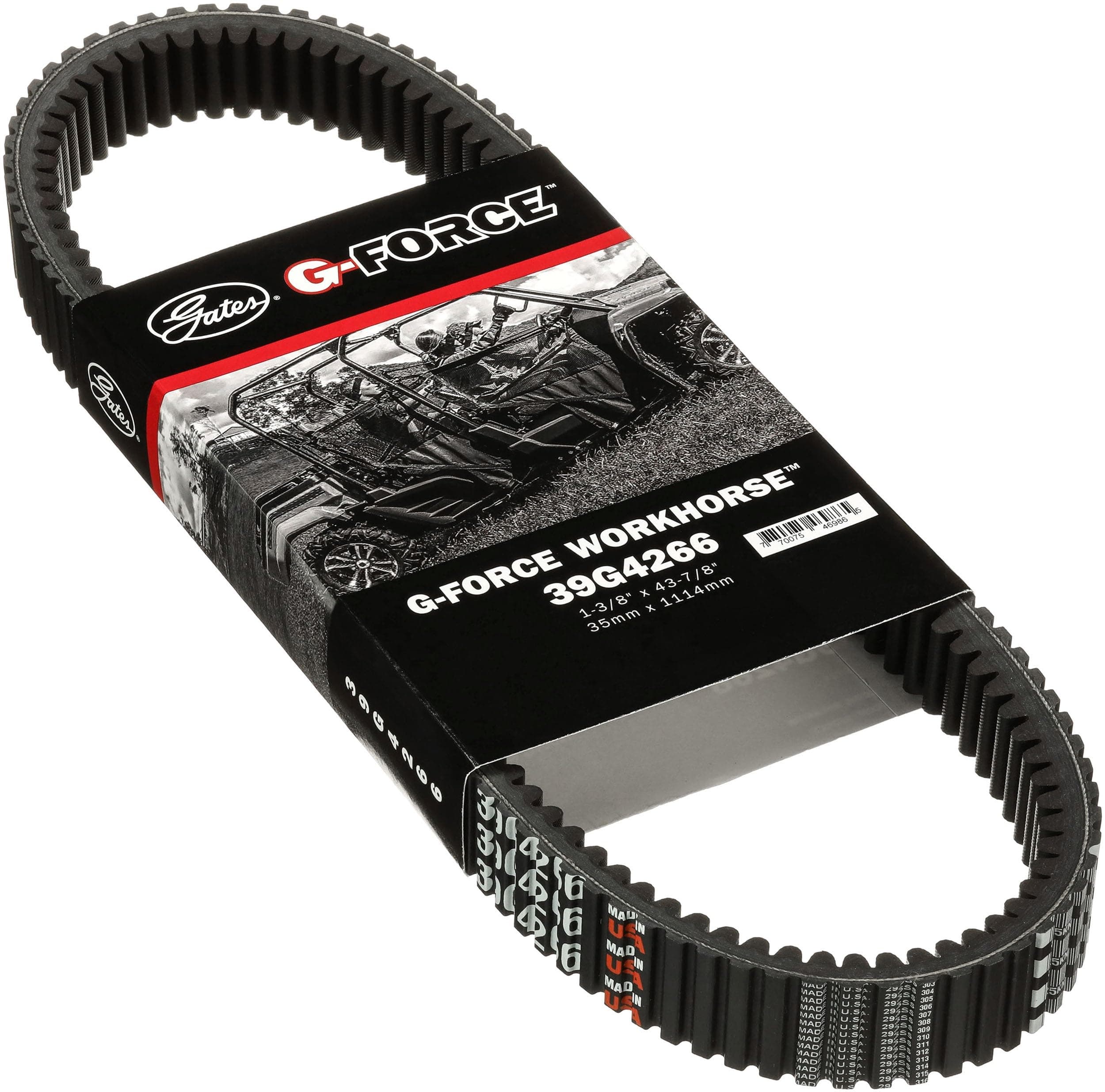 Gates 39G4266 G-Force Continuously Variable Transmission (CVT) Belt